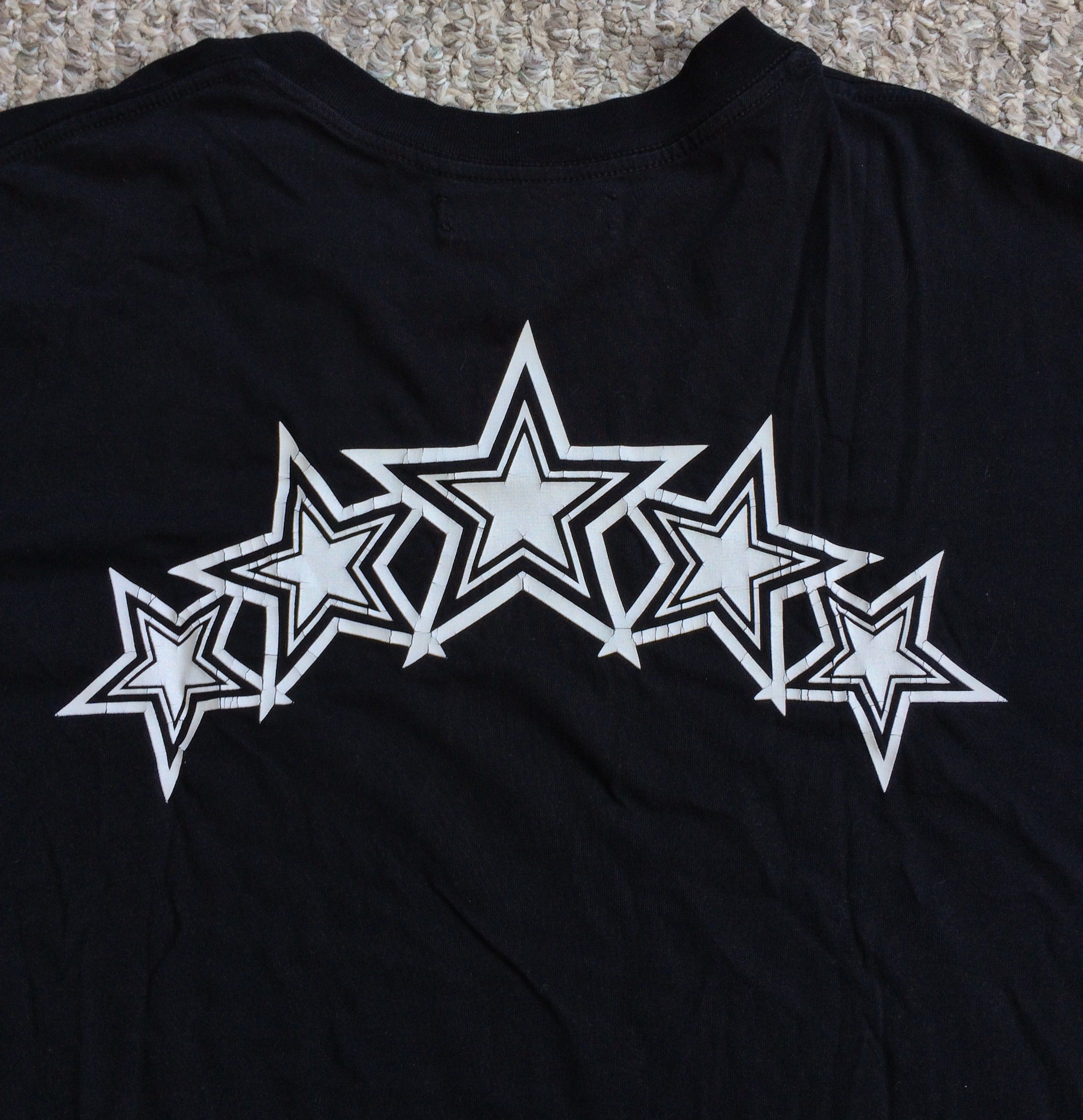 Amiri Distressed Stars Logo Tee - 5