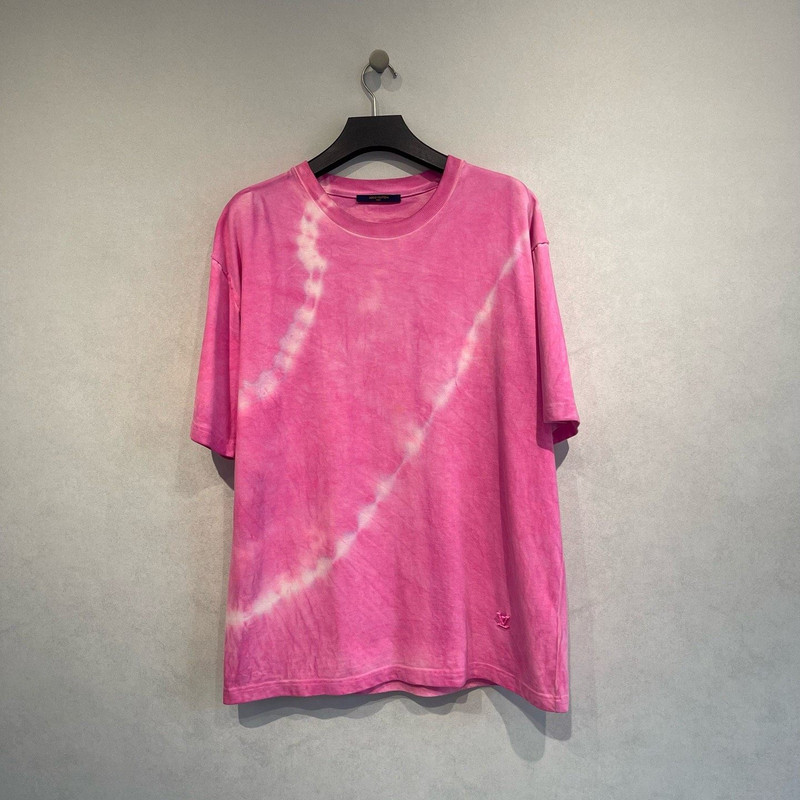 Louis Vuitton Tie-Dye Pink Short-Sleeved T-shirt - 1