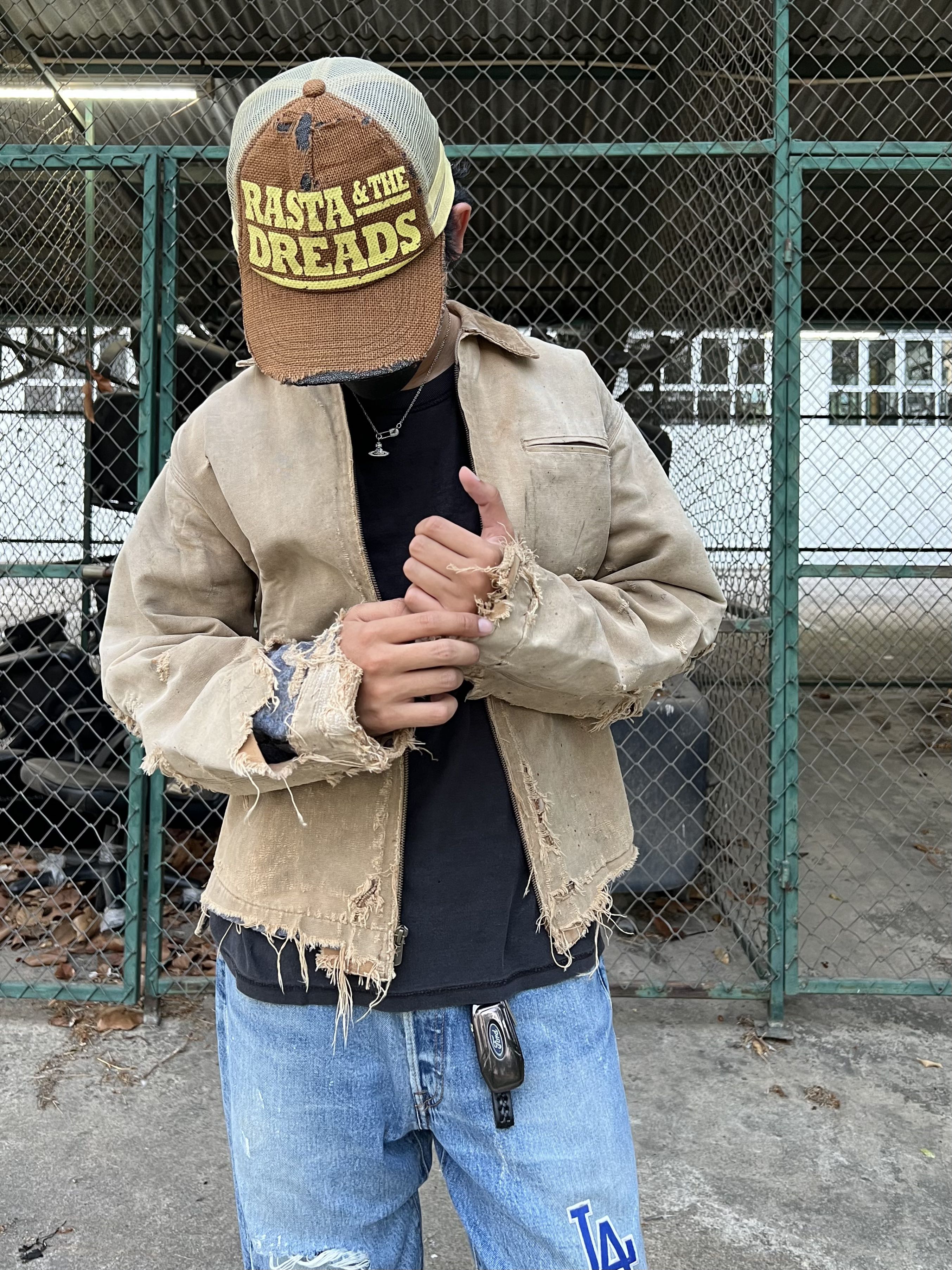 Carhartt 90 s Vintage Carhartt 100 Years Detroit Jacket darkpull REVERSIBLE