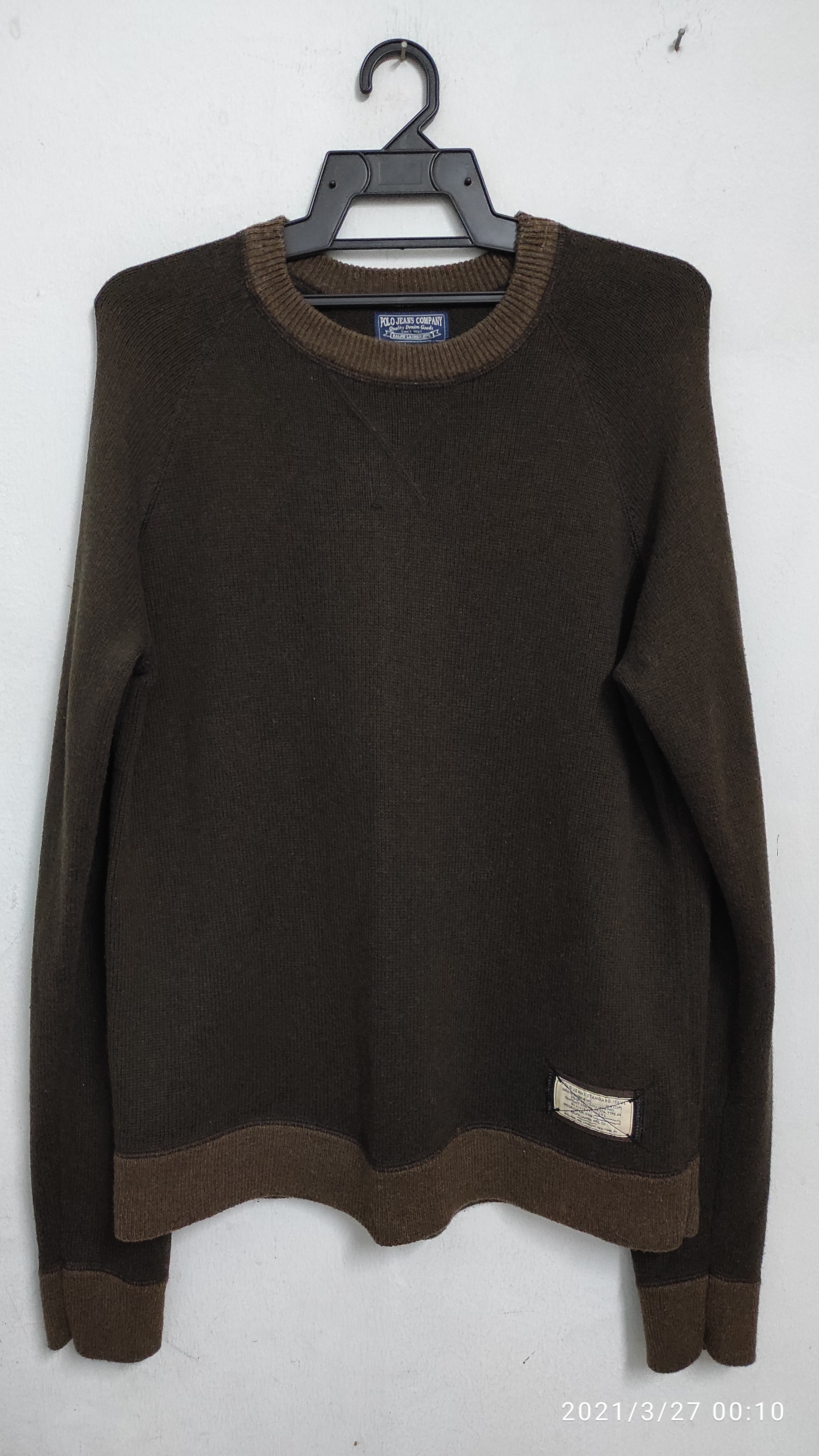 Polo Ralph Lauren - Archice 1990's POLO JEANS STANDARD ISSUE MILITARY RAGLAN sweater - 7