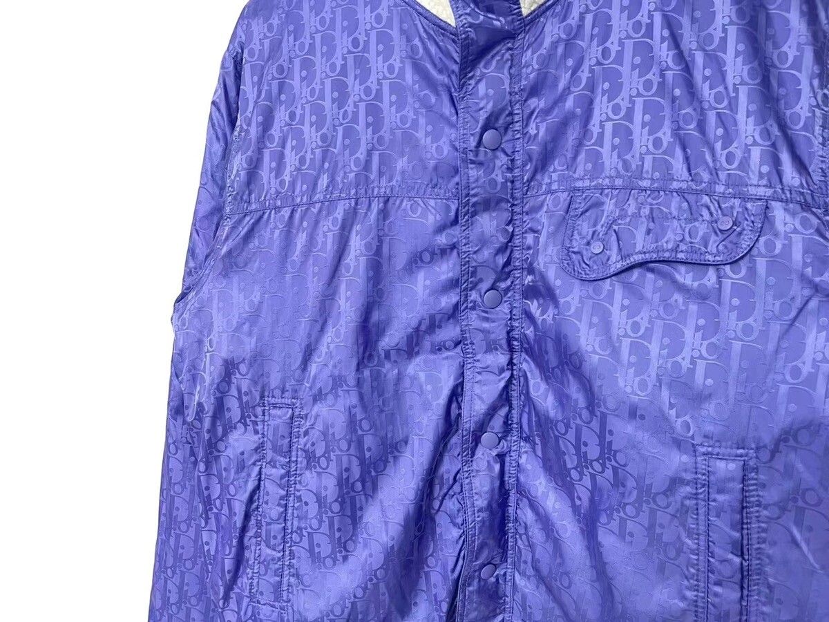 purple Oblique reversible fleece jacket - 5