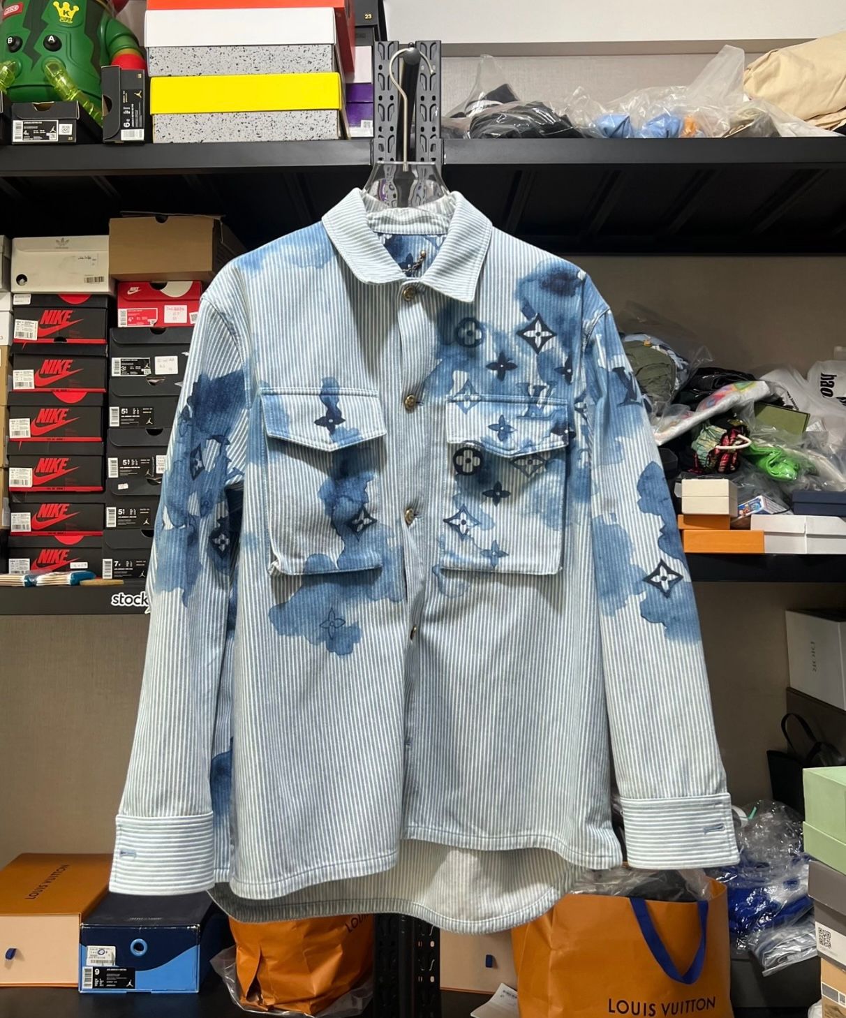 Louis Vuitton Blue Strip Shirt - 1