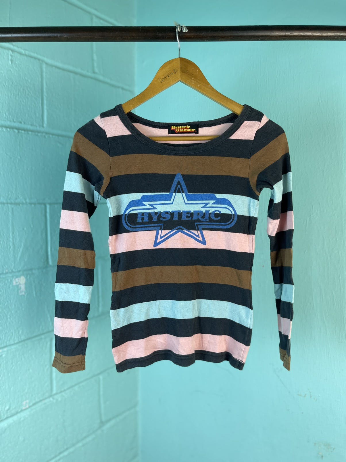 Other Designers Vintage Hysteric Glamour Stripe Long Sleeve Tee