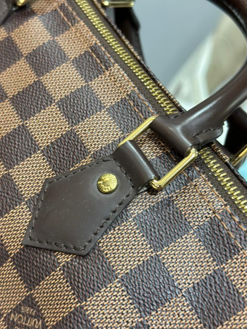 Authentic Louis Vuitton Damier Ebene Speedy 35 - 16