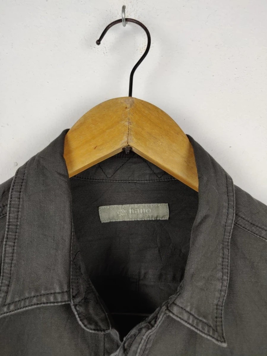 Nano Universe - Vintage Button Ups Military Style Jacket - 2