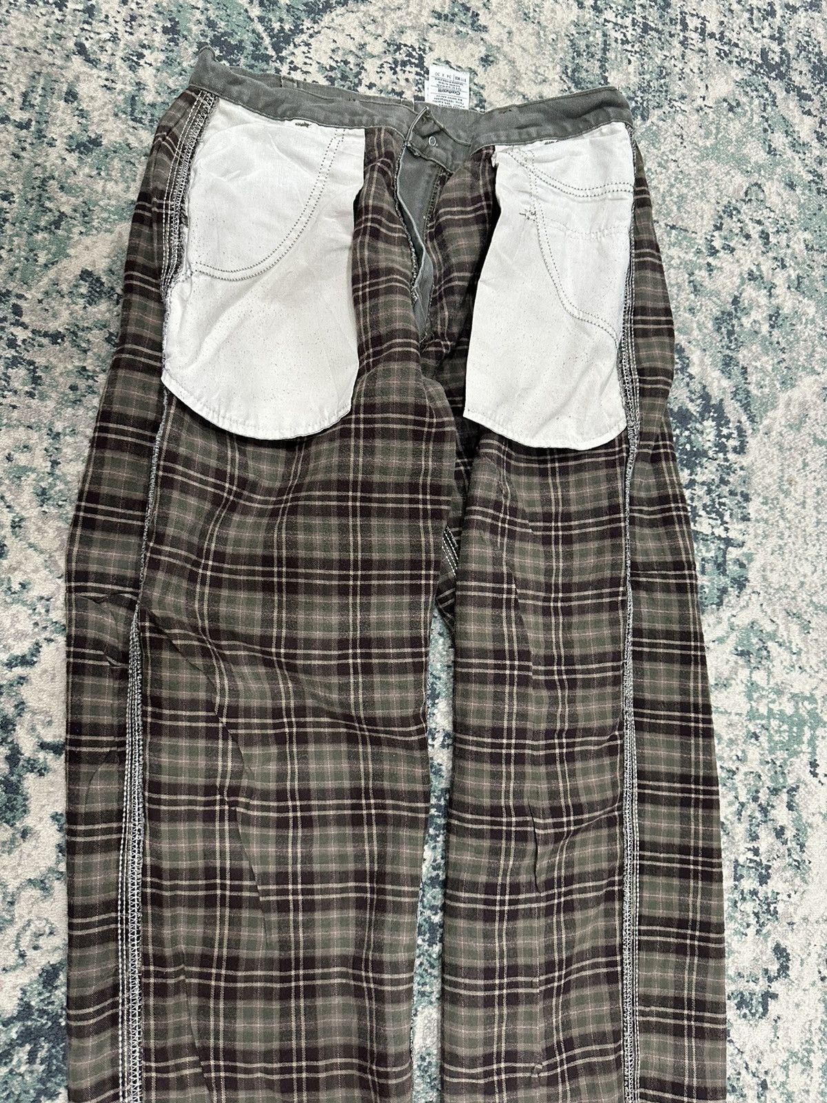 Vintage Carhatt Baggy Flannel-lined Pants - 25