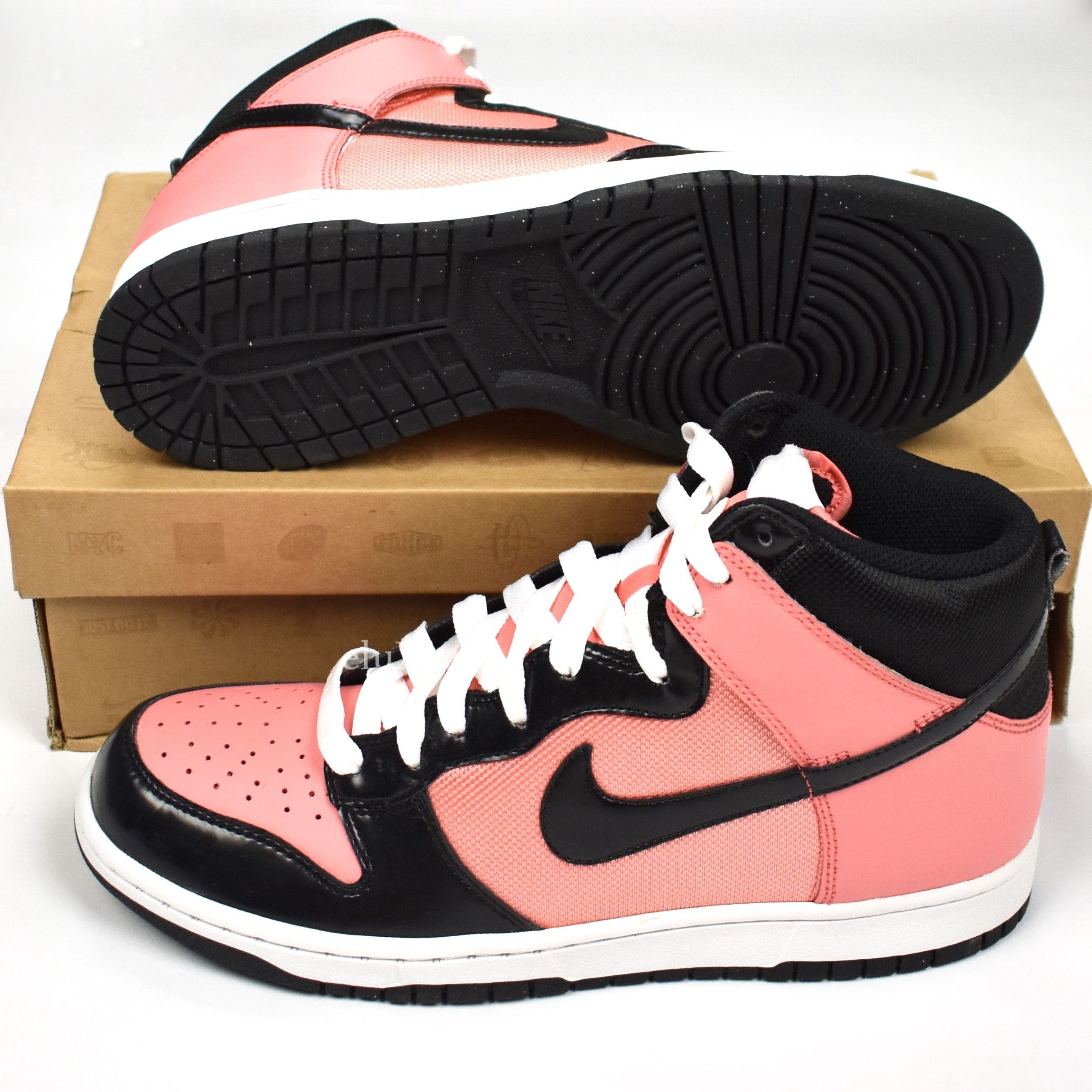 Nike Dunk High Bright Peach Black White 2008 DS - 2