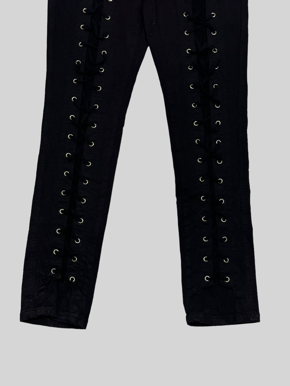 Japanese Brand - ROYAL BONES LACED PUNK SEXY BONDAGE STYLE PANT - 4