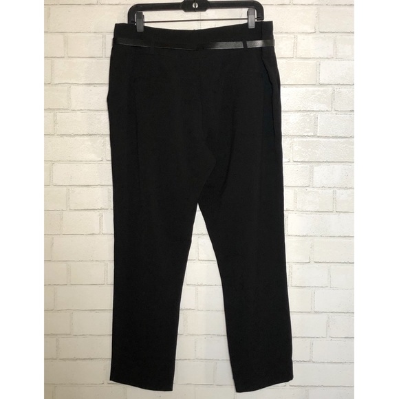 Calvin Klein - High Waist Paper Bag Belted Trouser Pants - 6