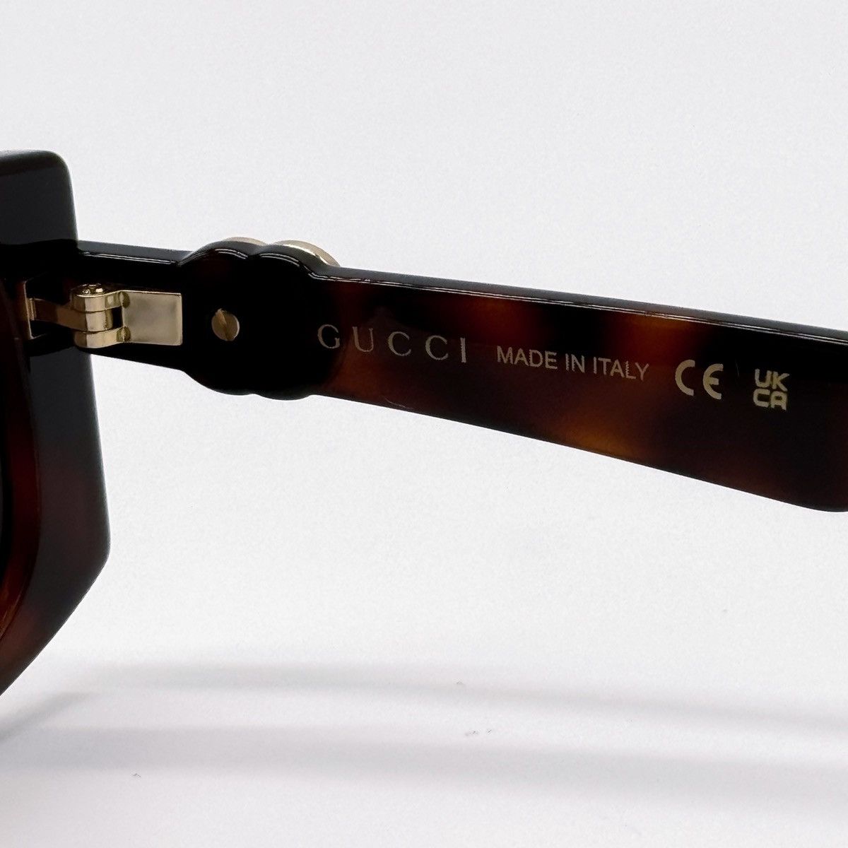 NEW GUCCI GG1534S 002 HAVANA BROWN SQUARE WOMEN SUNGLASSES - 10