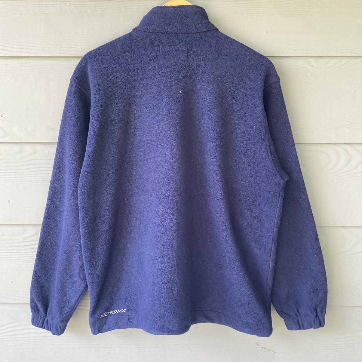 Vintage Nordica Blue Blank Fleece Sweater - 7