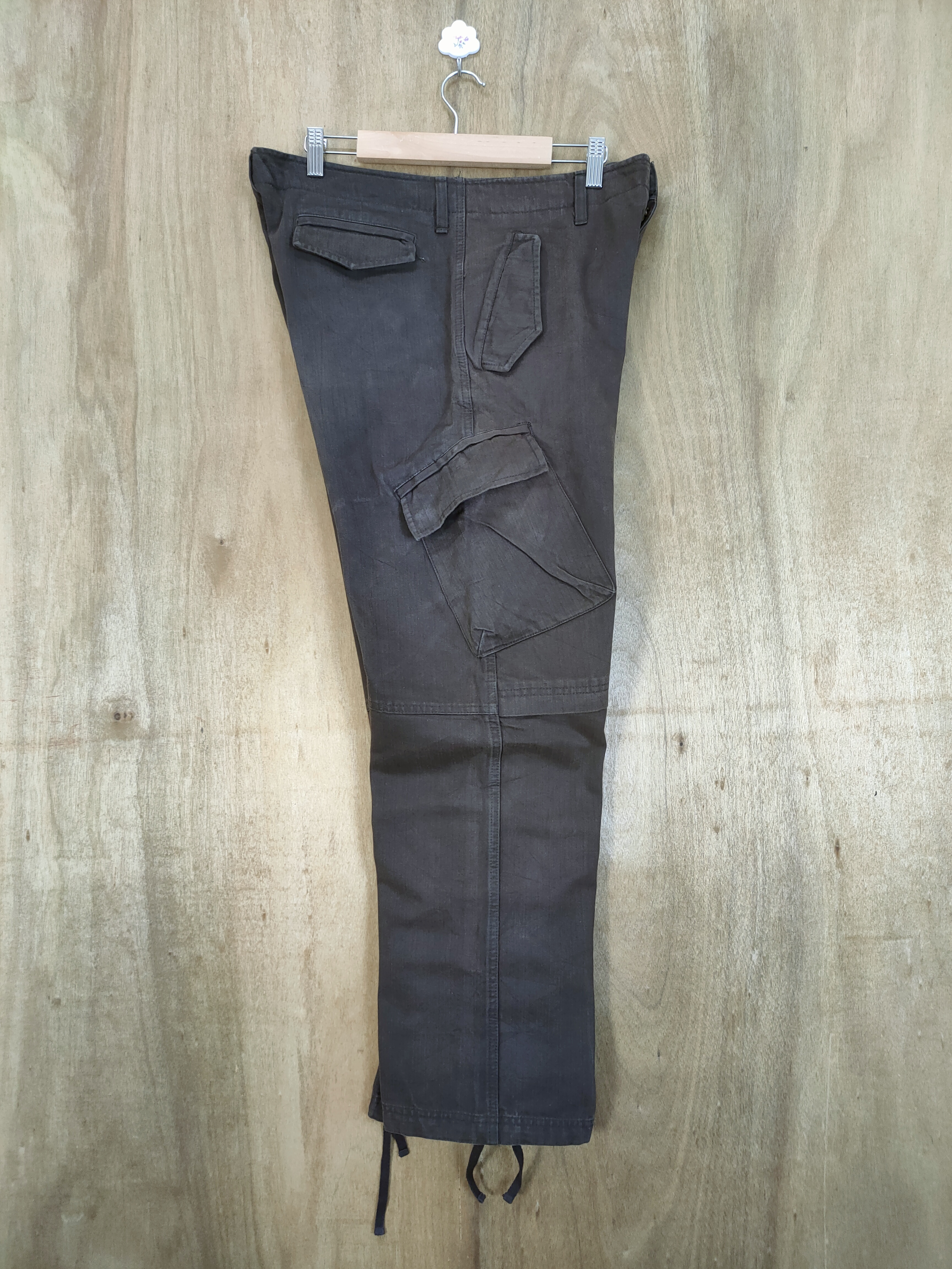 Vintage - PPFM BROWN CARGO PANTS - 2