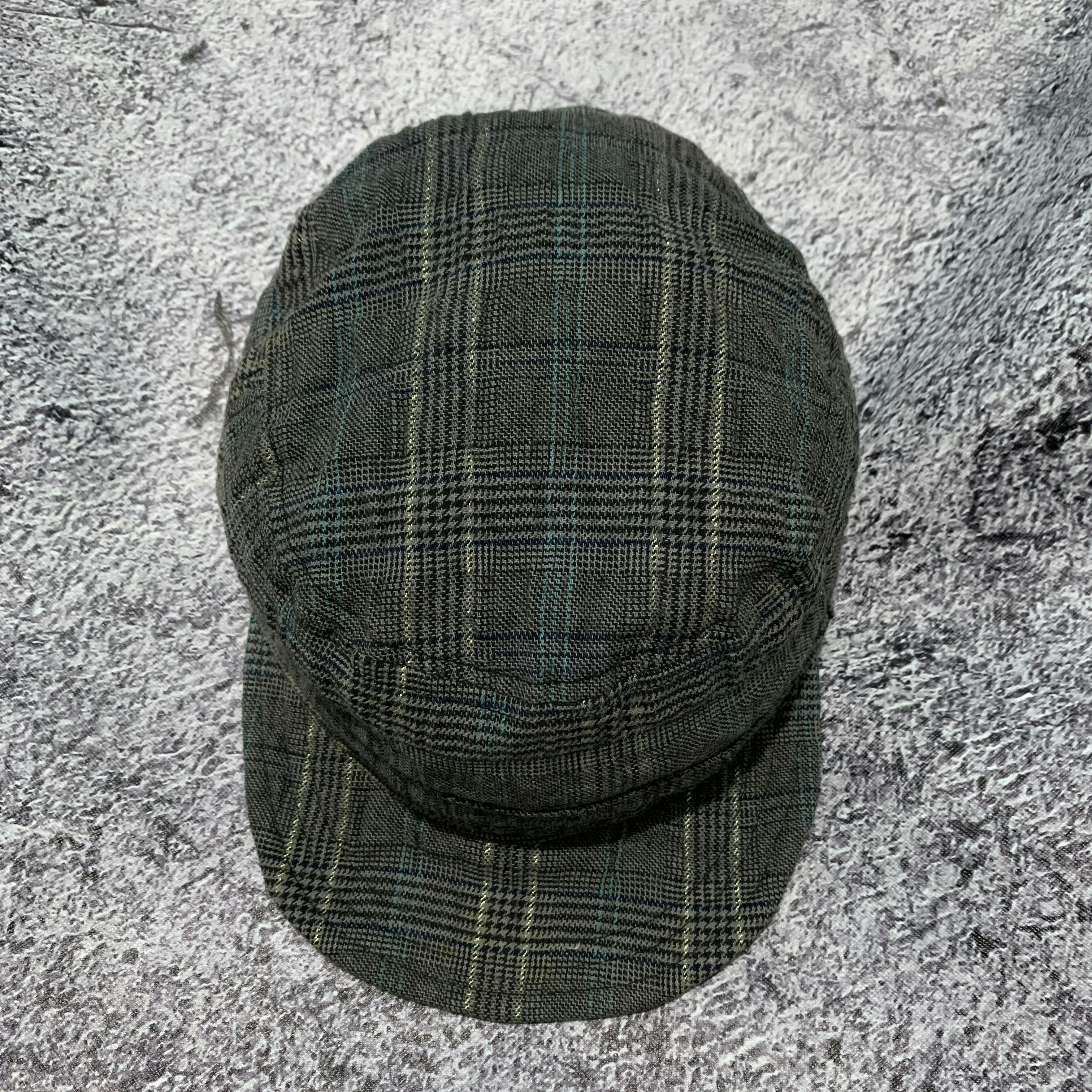 Dolce Gabbana Plaid Mechanic Cap Hats - 2