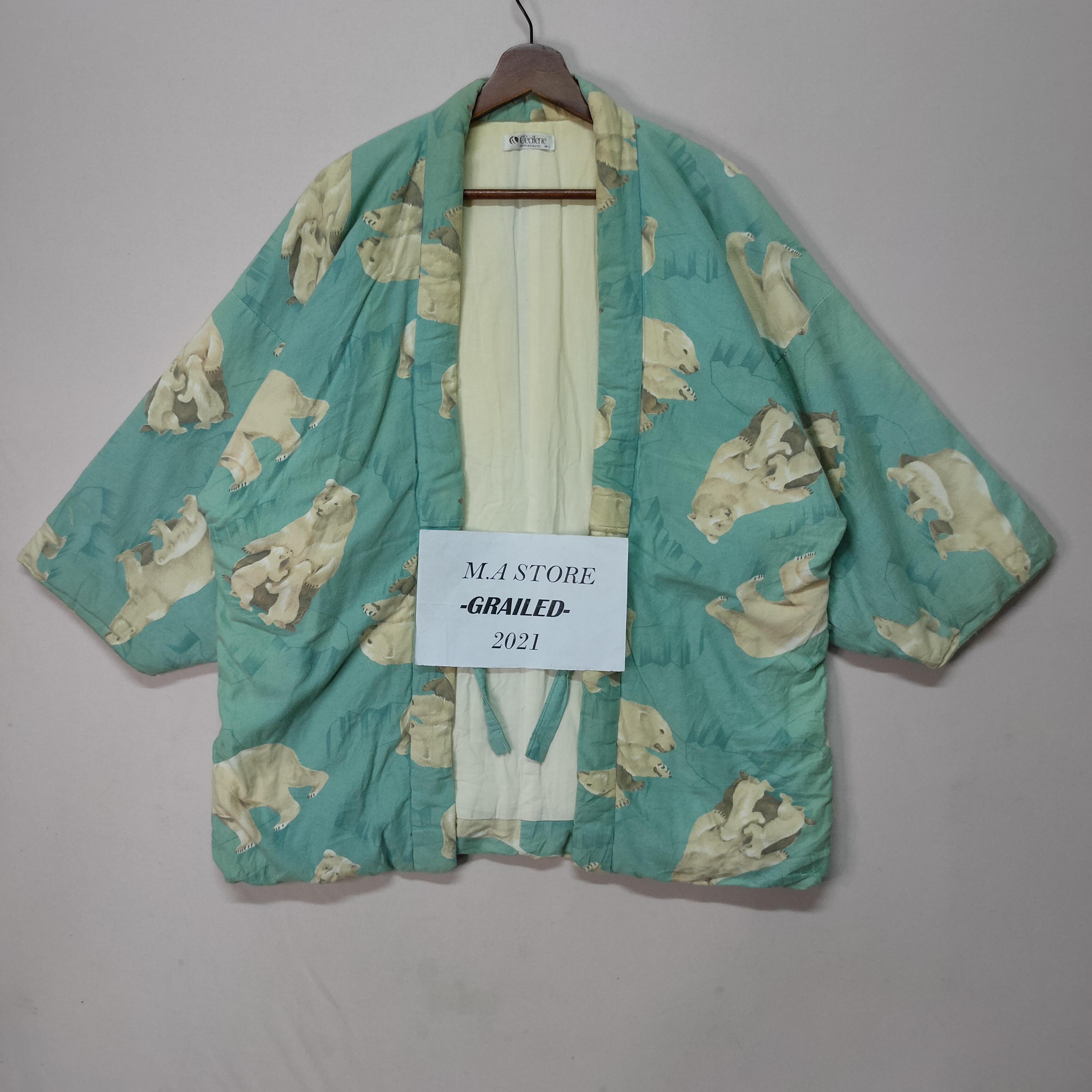 Habitat - Vintage Cecilene Kimono Puffer Hunten Fullprint Habitat - 1