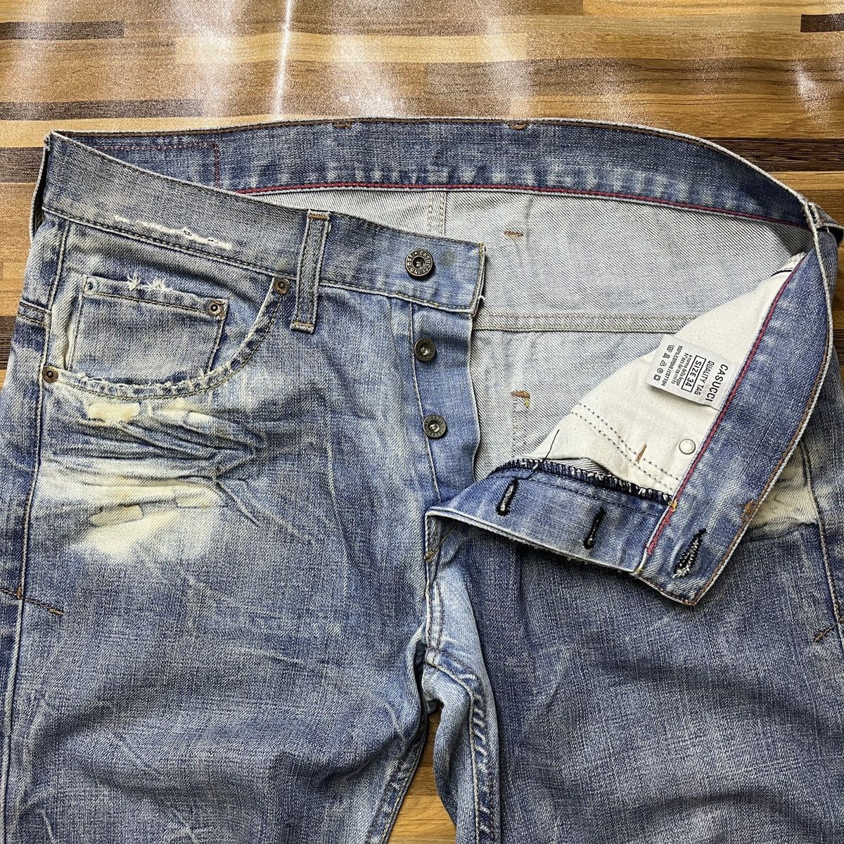 Vintage - Steals Made In Italy Bleach Denim Casucci - 13