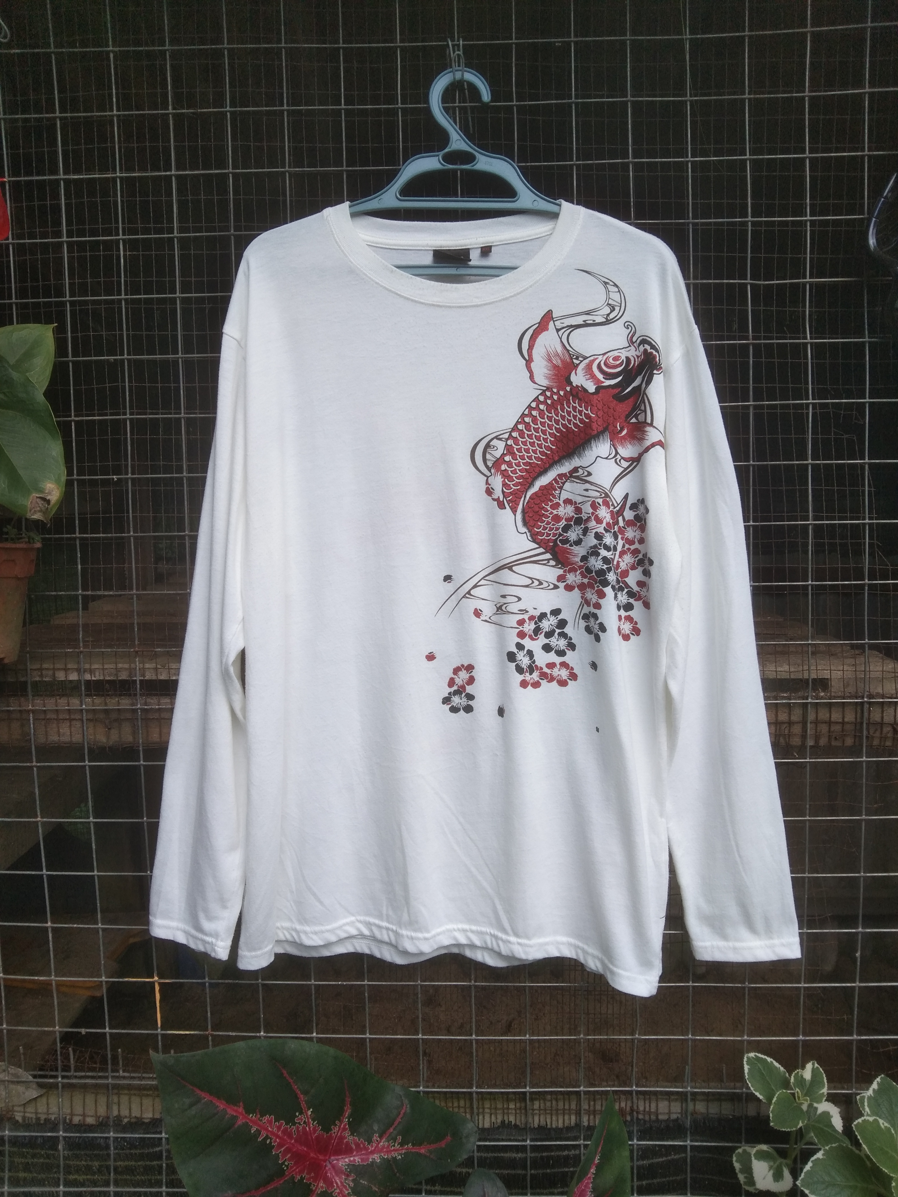 Japanese Brand - VINTAGE KOI FISH SUKAJAN SHIRT - 6