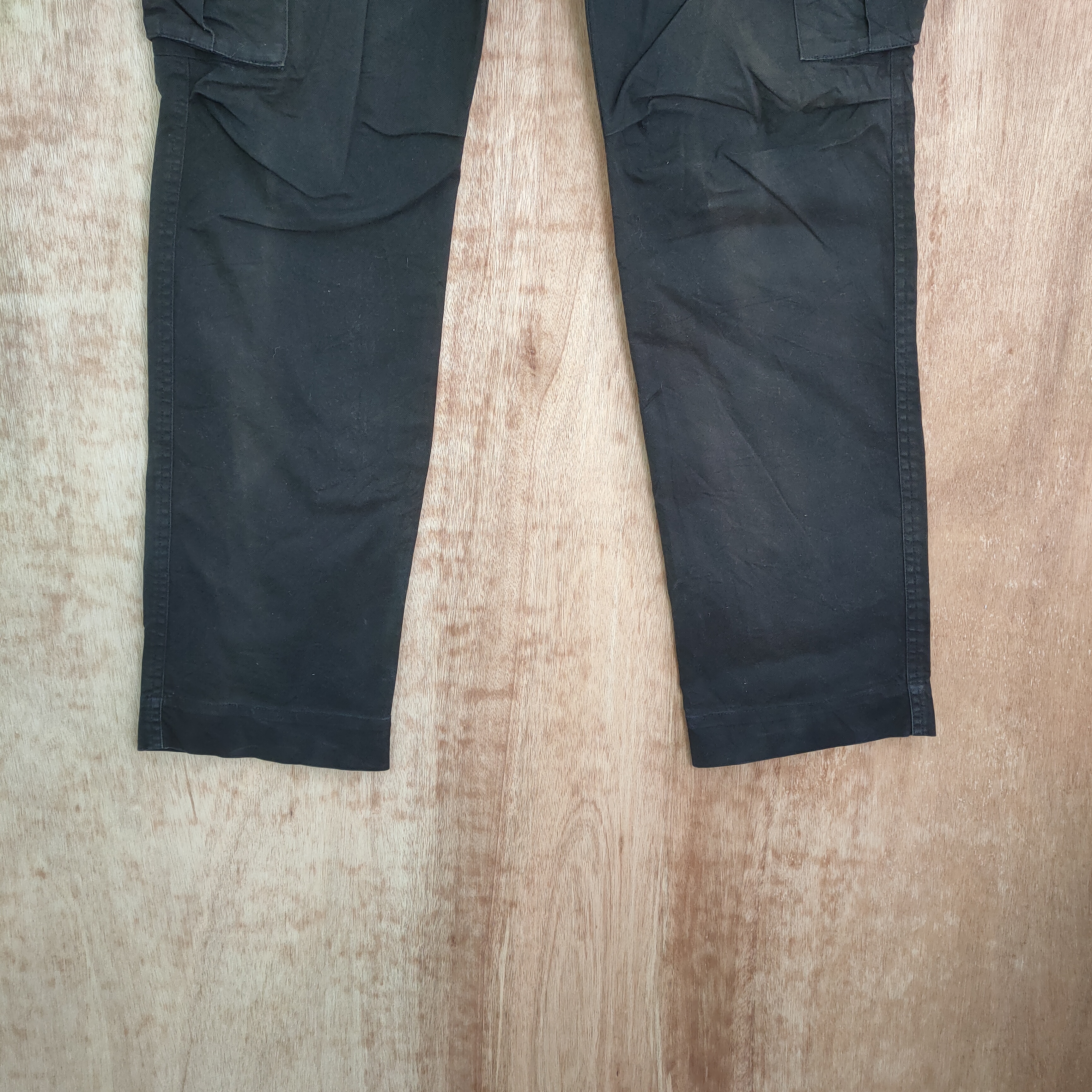 Vintage - LAVORA FADED BLACK CARGO PANTS - 3