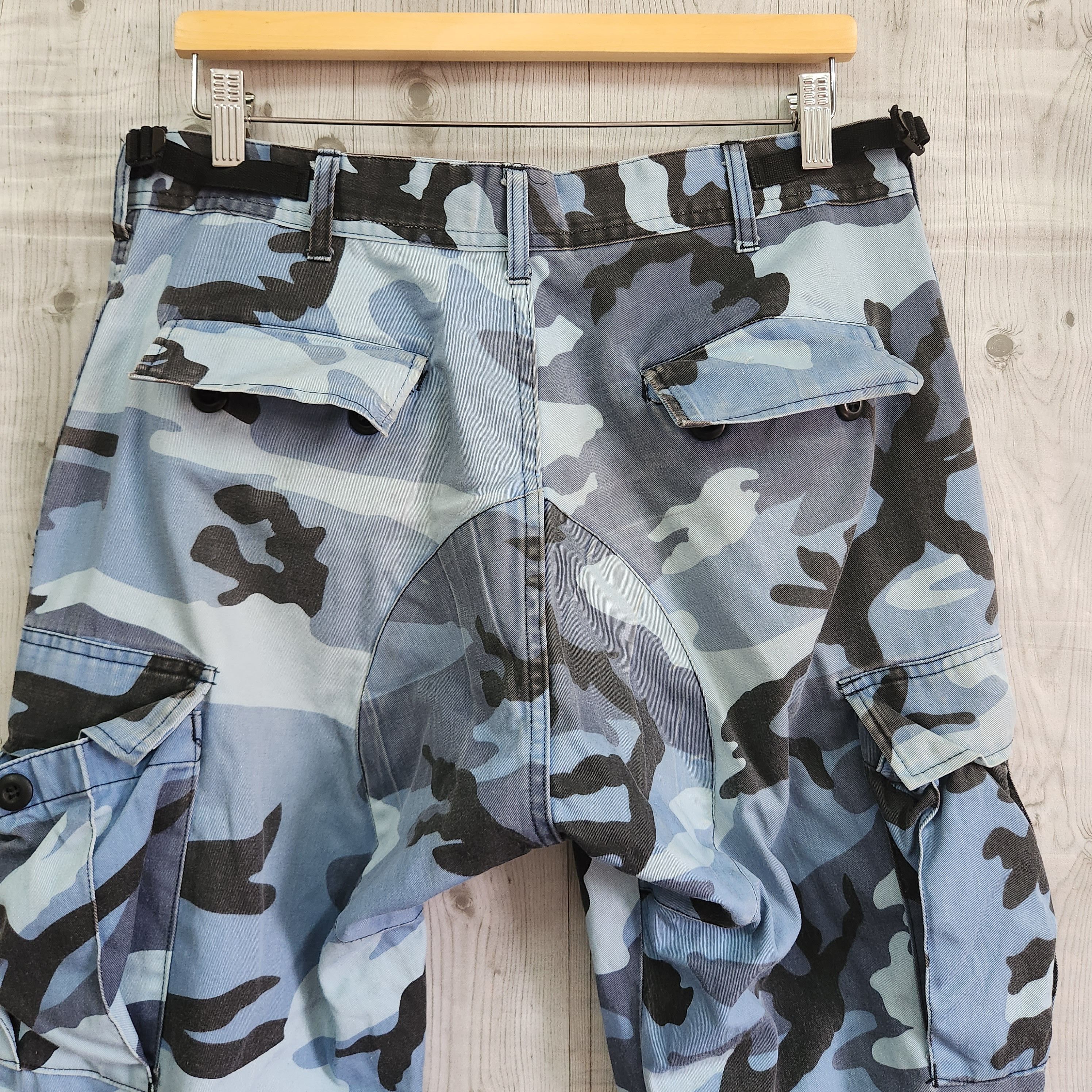 Camouflage Cargo Pants Multipockets Japanese Brand - 14