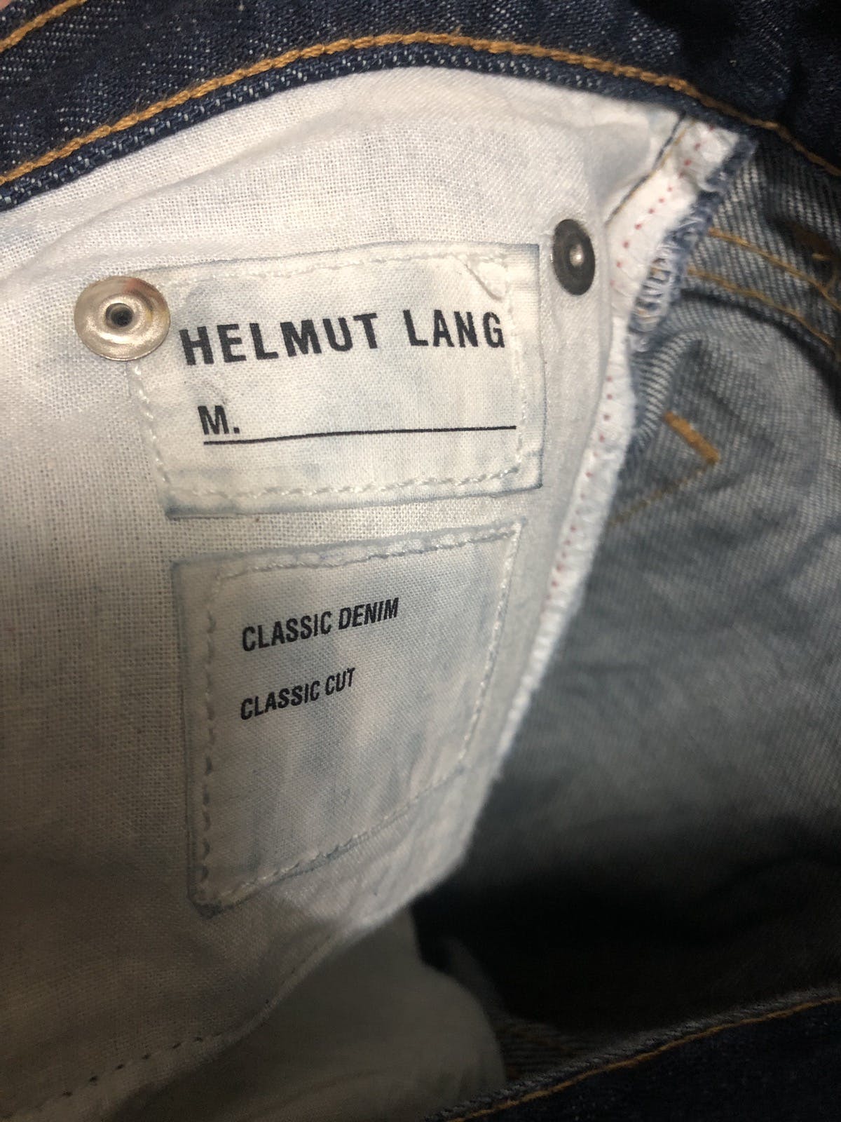 HELMUT LANG Classic Denim Jeans - 6