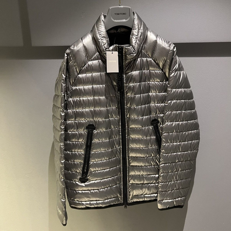 Tom Ford Metallic Puffer Jacket in Medium - 1