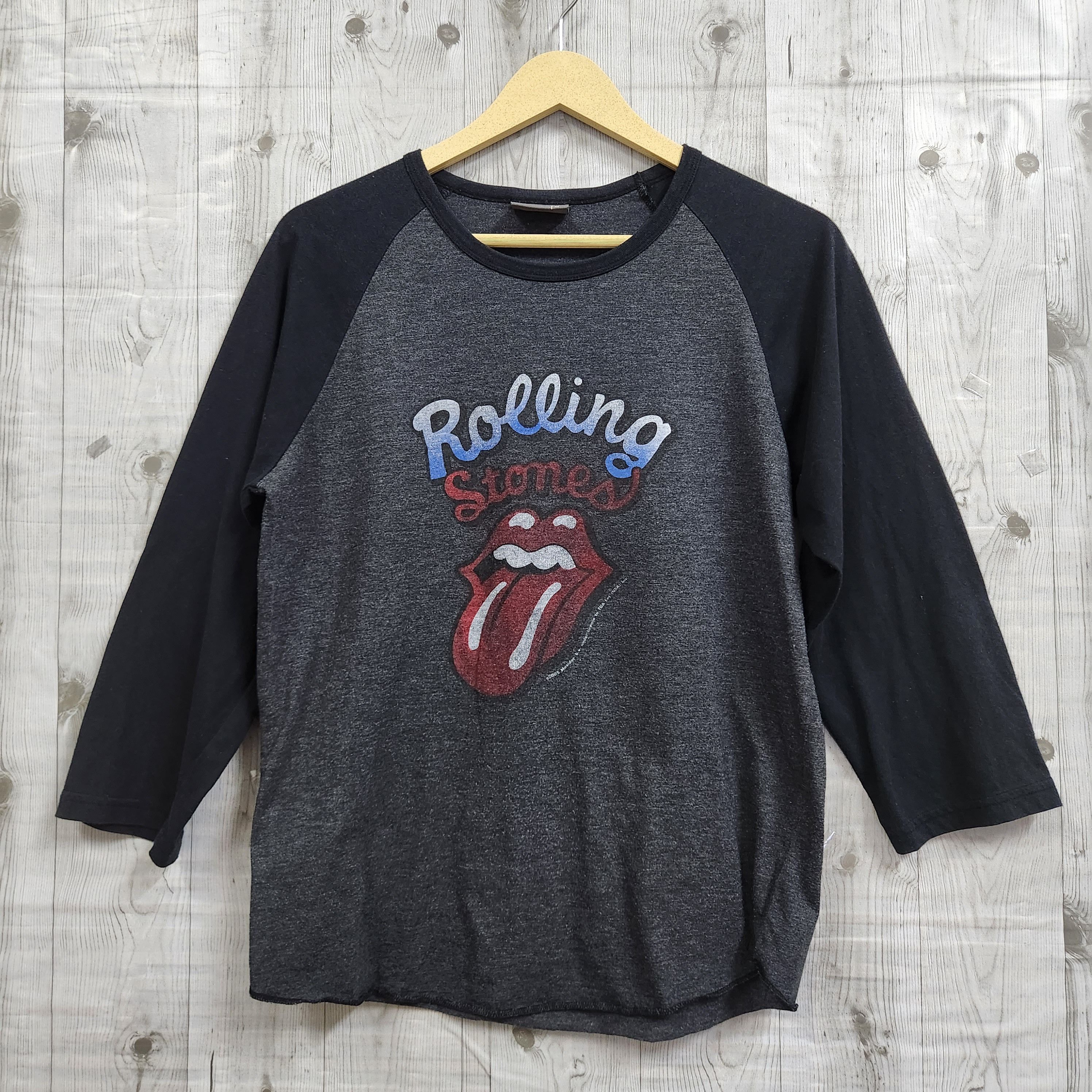 Vintage 2005 The Rolling Stones Boot Leg Raglan TShirt - 1