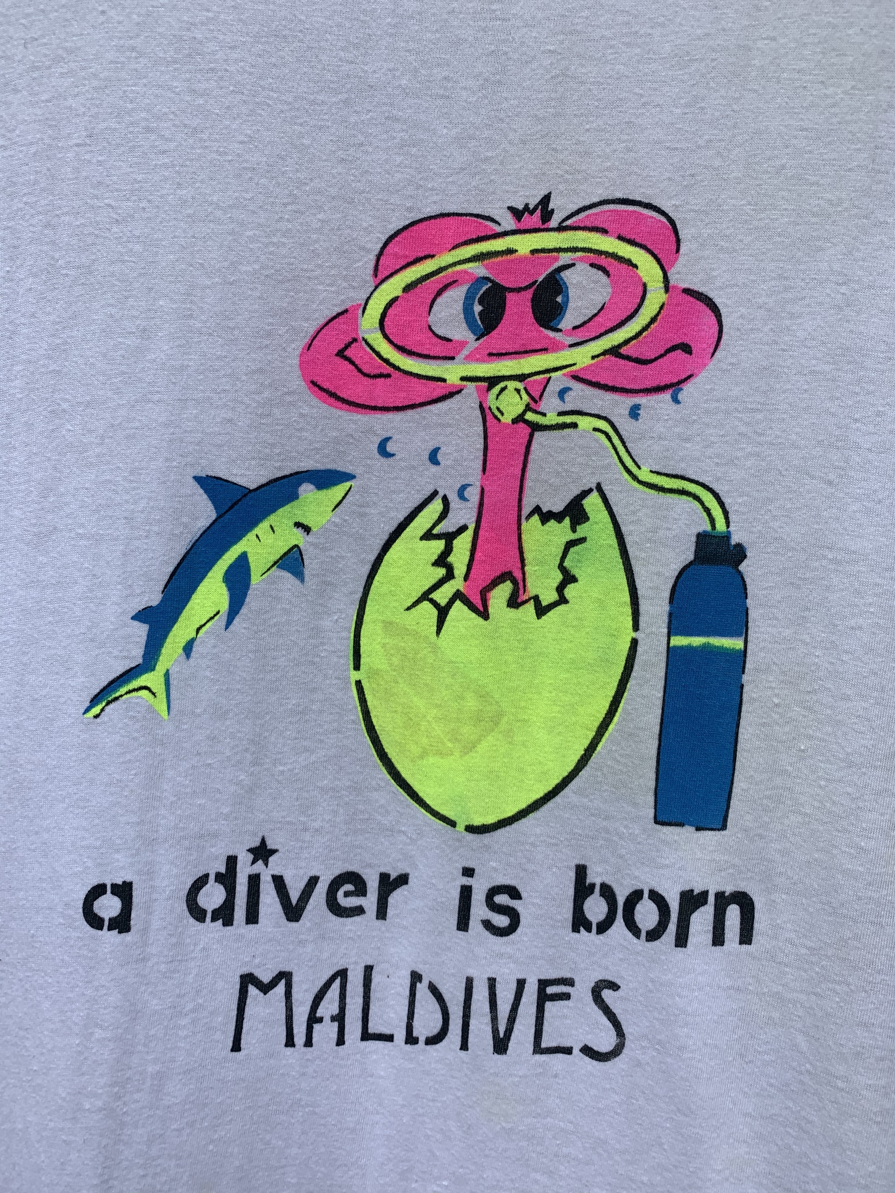 Vintage - Vintage Maldives Diver Born Tee - 3