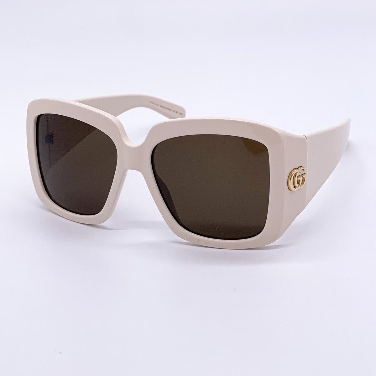 NEW GUCCI GG1402S 004 WOMEN WHITE SQUARE SUNGLASSES - 2