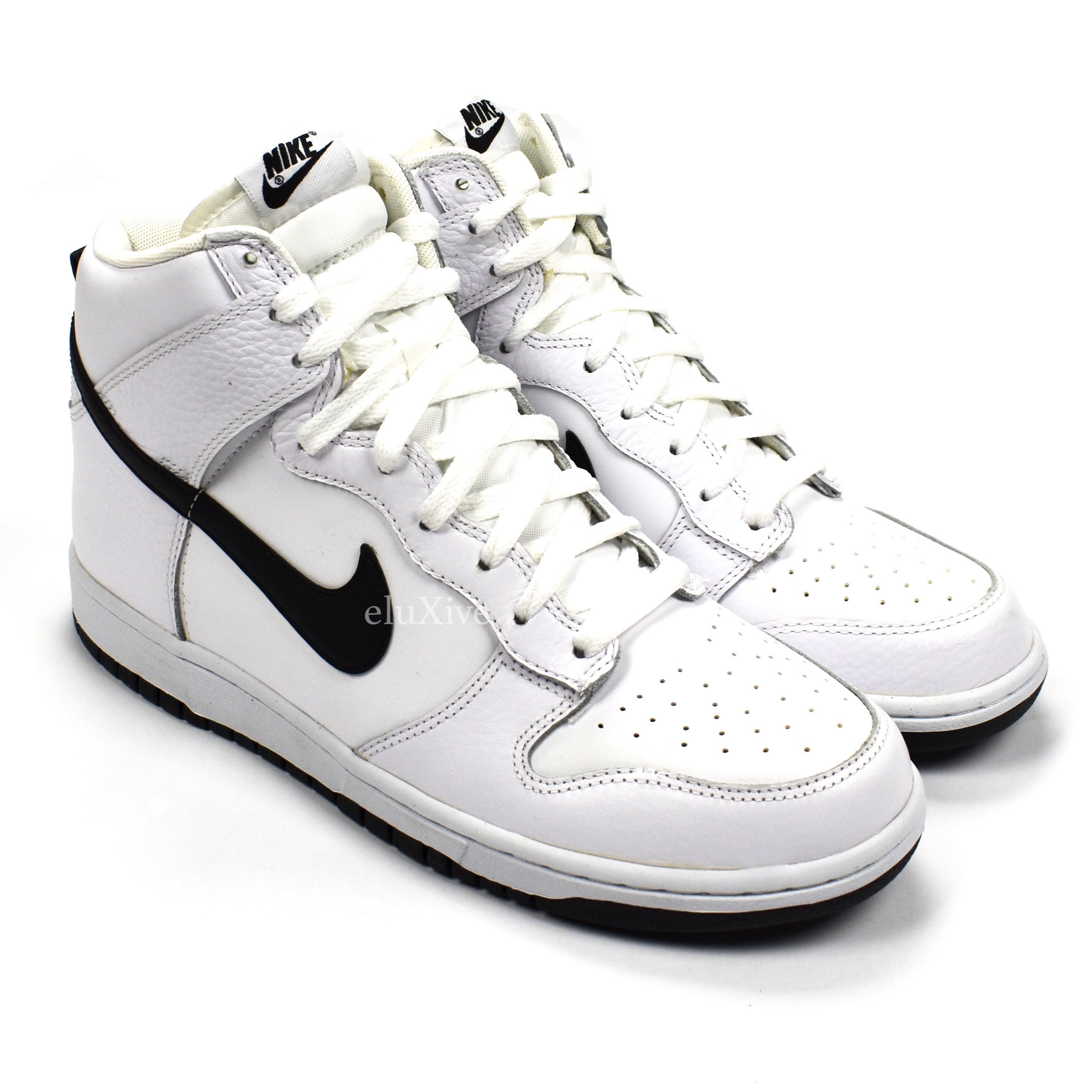 Nike Dunk High White Black DS - 1