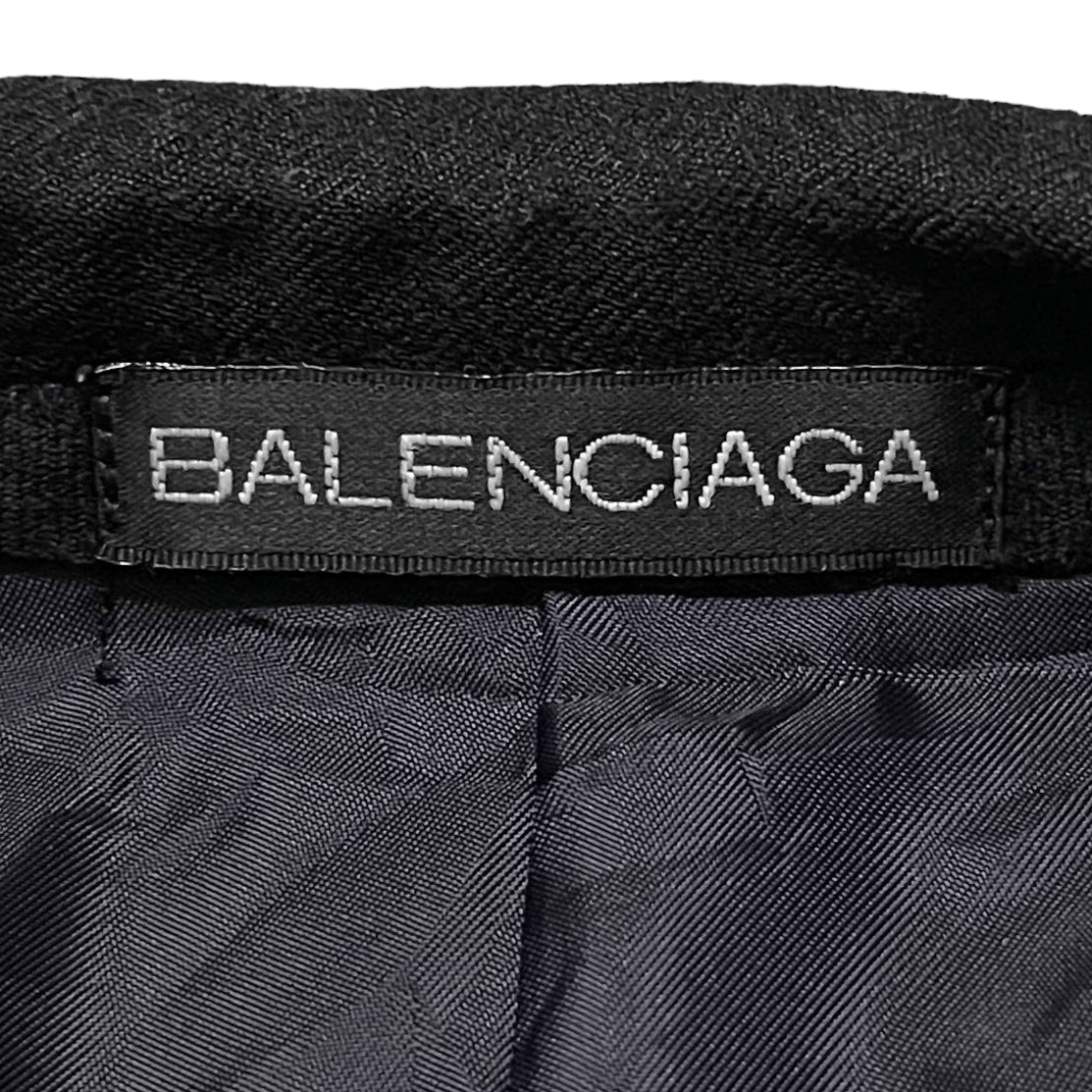 Balenciaga Pour Homme Double Breasted Wool Blazer - 10