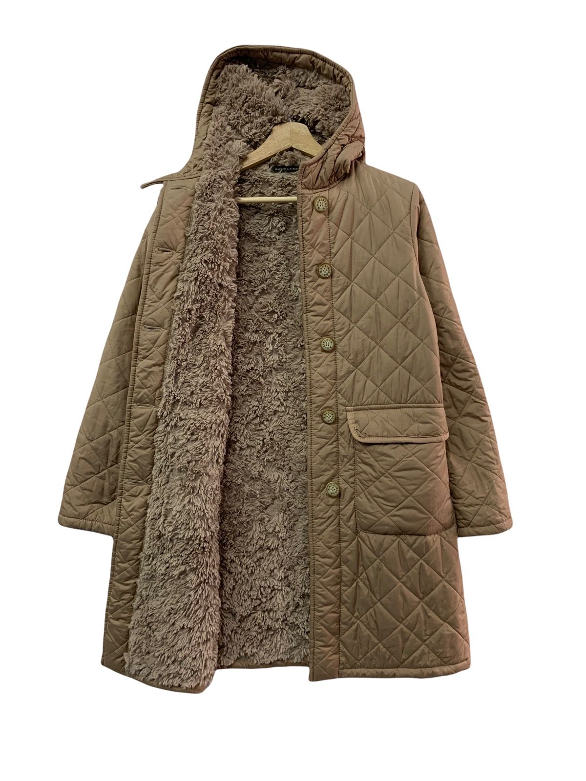 🔥MACKINTOSH SCOTLAND QUILTED FUR LINED LONG JACKETS - 1