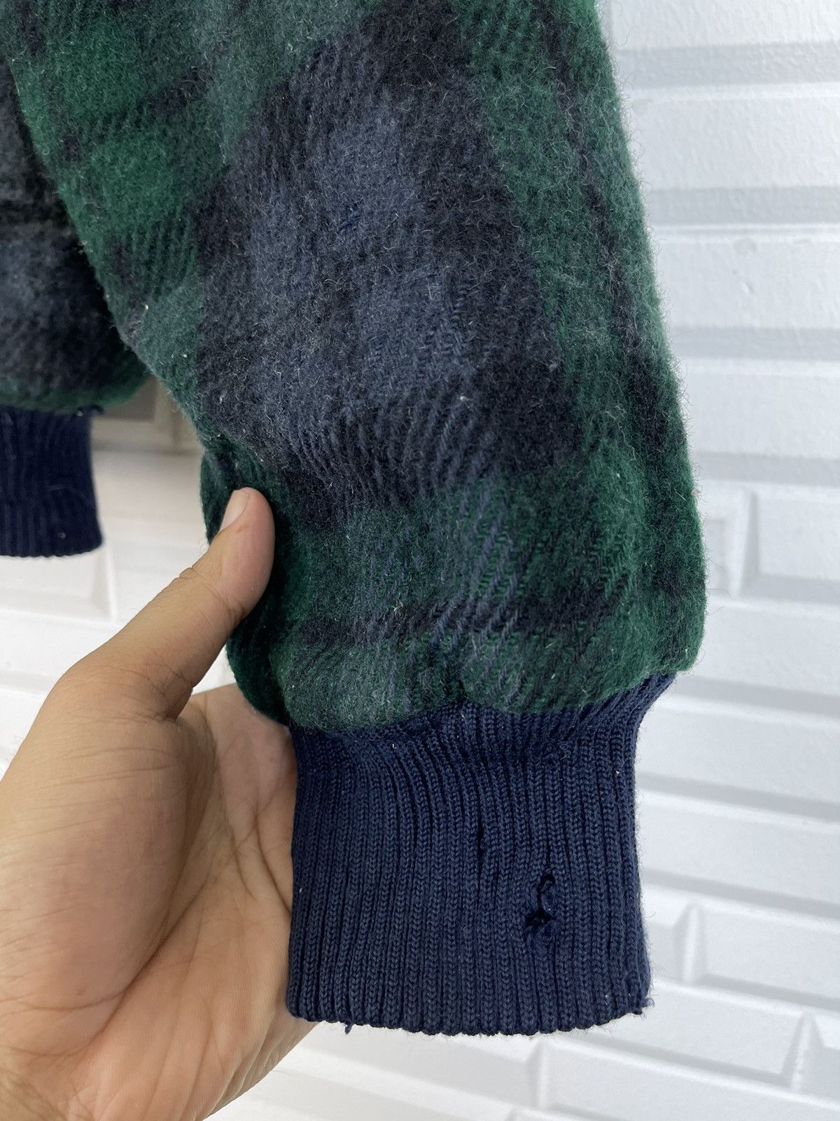 Vintage RALPH LAUREN POLO GLEN PLAID WOOL VARSITY - 7