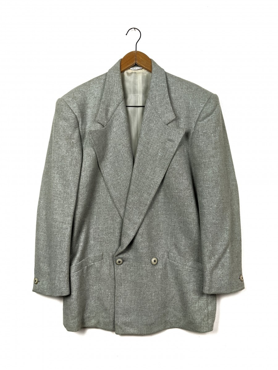Gianni - Vintage Double Breast Coat Blazer Jacket - 1