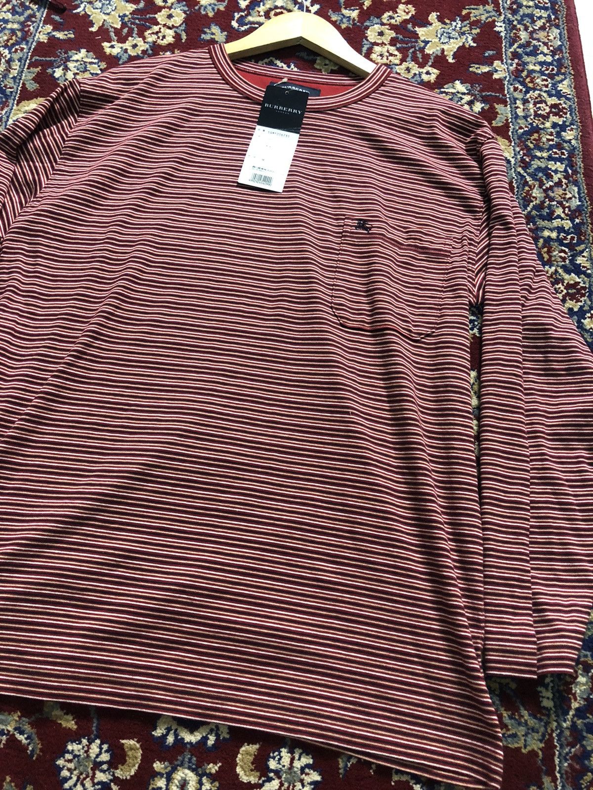 Burberry London Stripes Pocket Tee Long Sleeve Shirt - 3