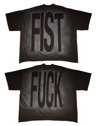 90s NINE INCH NAILS ナインインチ FIST FUCK USA 1990s Nine Inch Nails Fist Fuck Shirt – WyCo Vintage