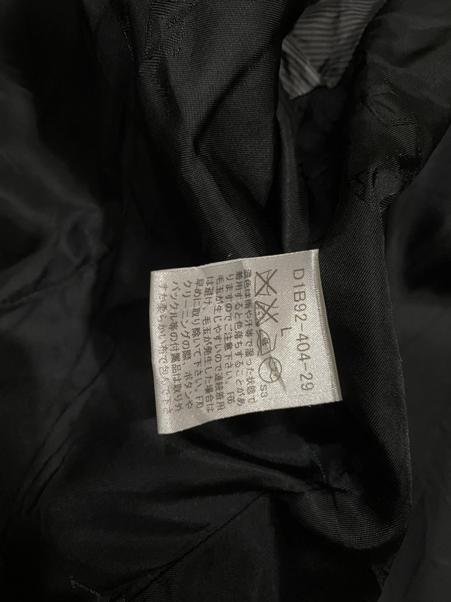 Burberry Black Label Double Breasted Checked Wool Coat Jacket - 12