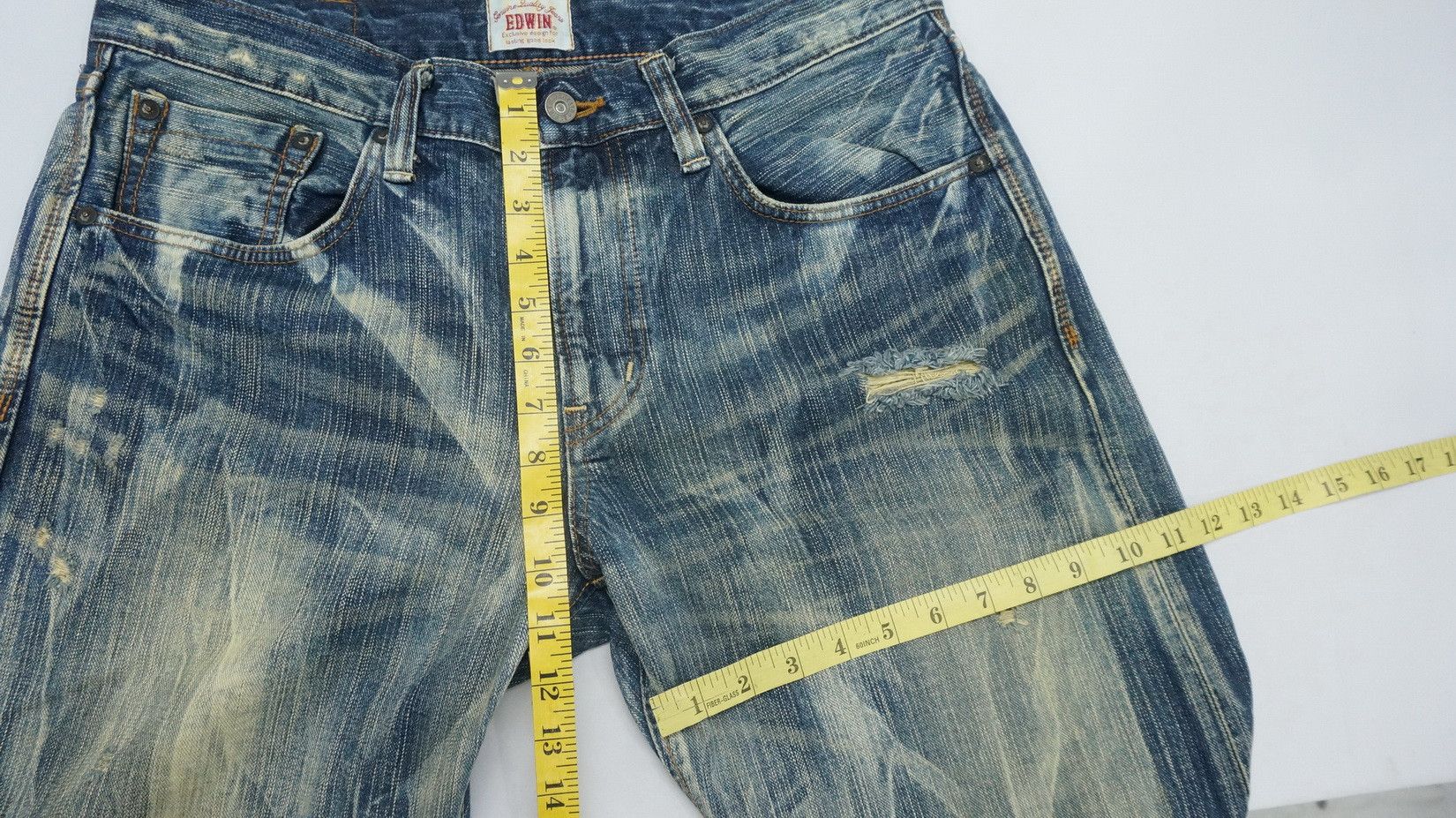 Steals! EDWIN Exclusive Vintage Distressed Jeans - 13