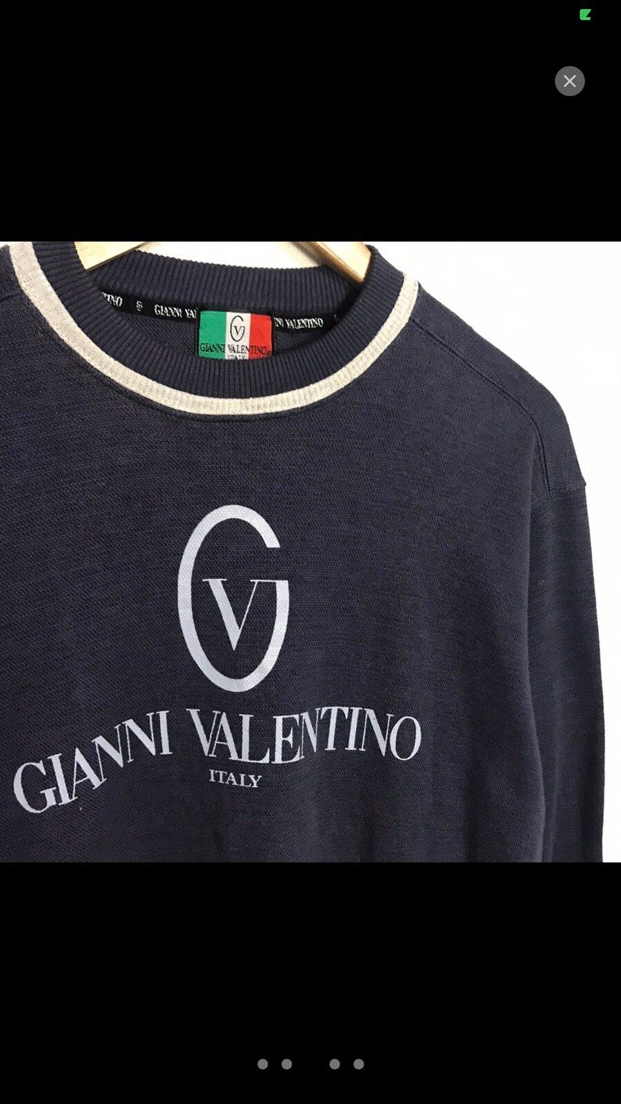 Gianni valentino big logo crewneck sweatshirt - 3