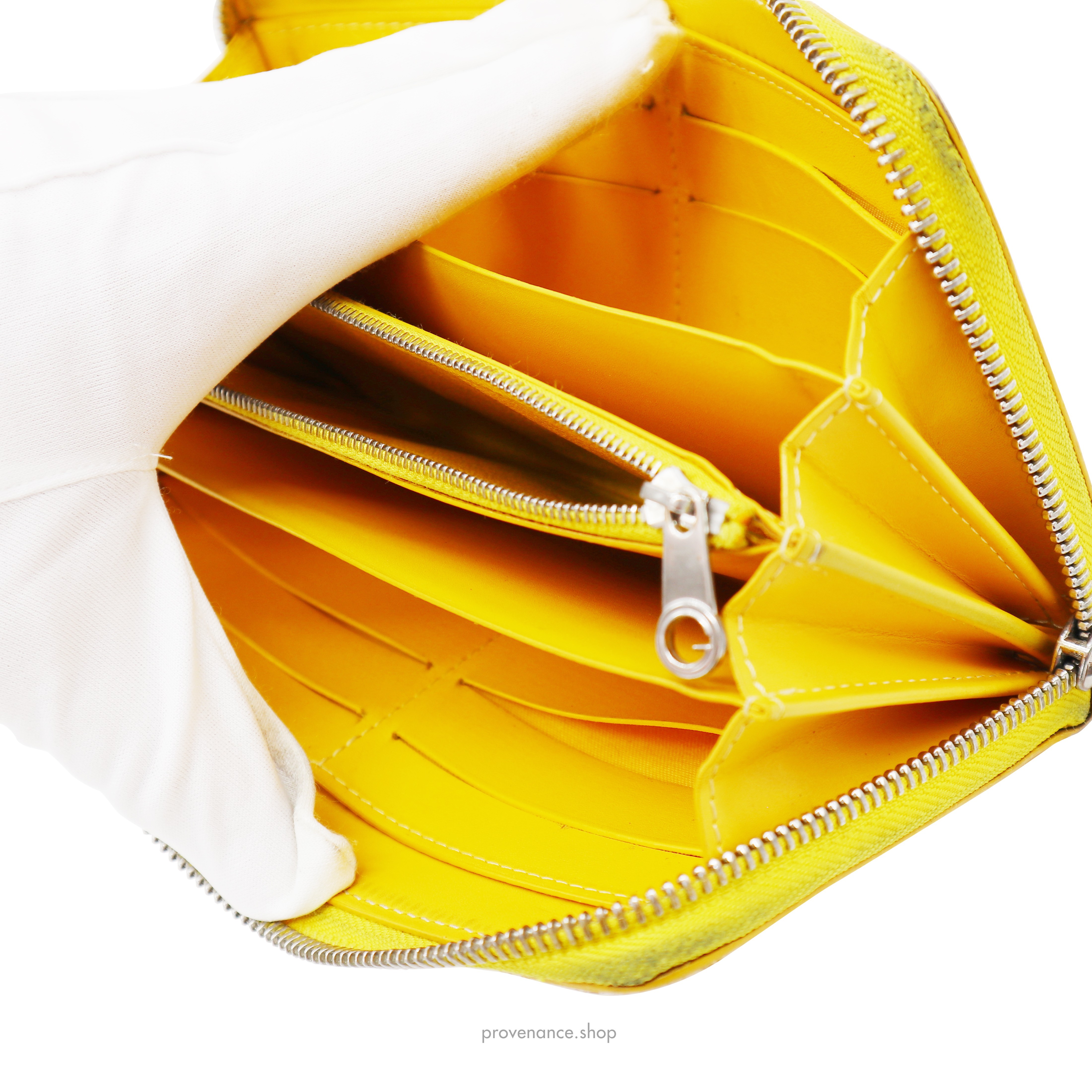 Goyard Matignon Zipped Wallet - Yellow Goyardine - 11