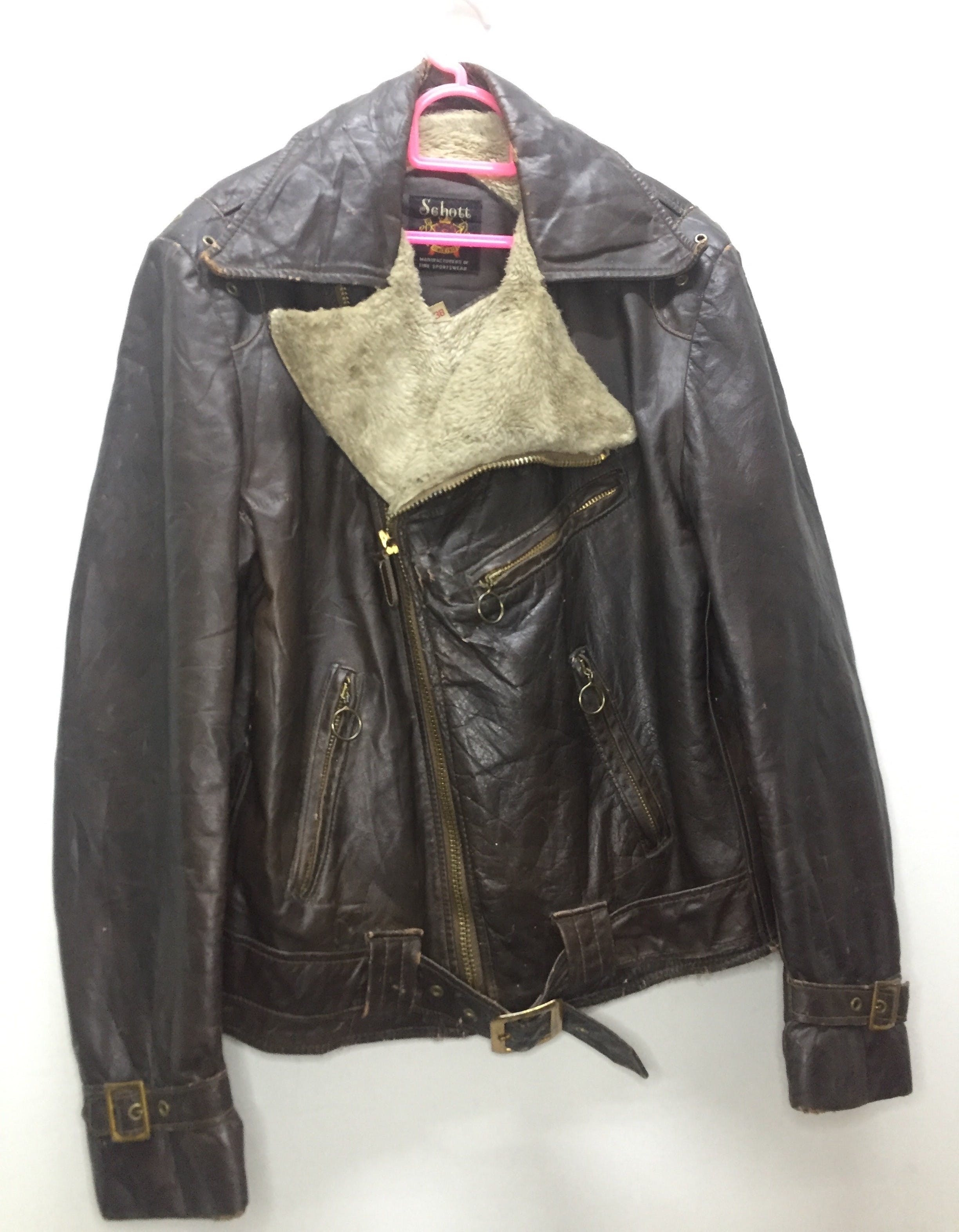 schott leather jacket - 4
