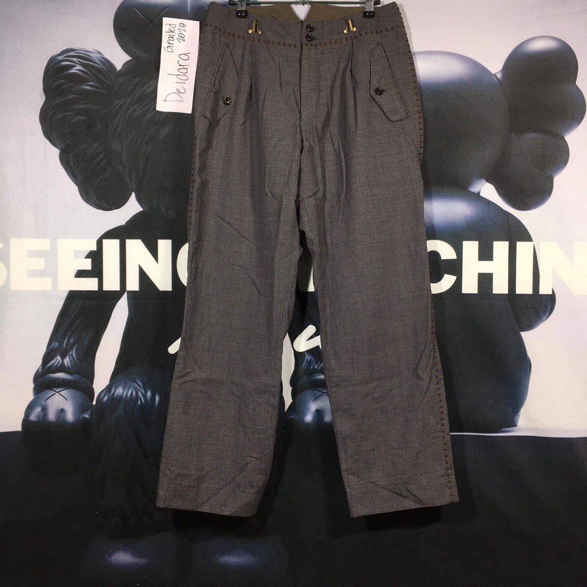 Stitched Heather Trousers - 1