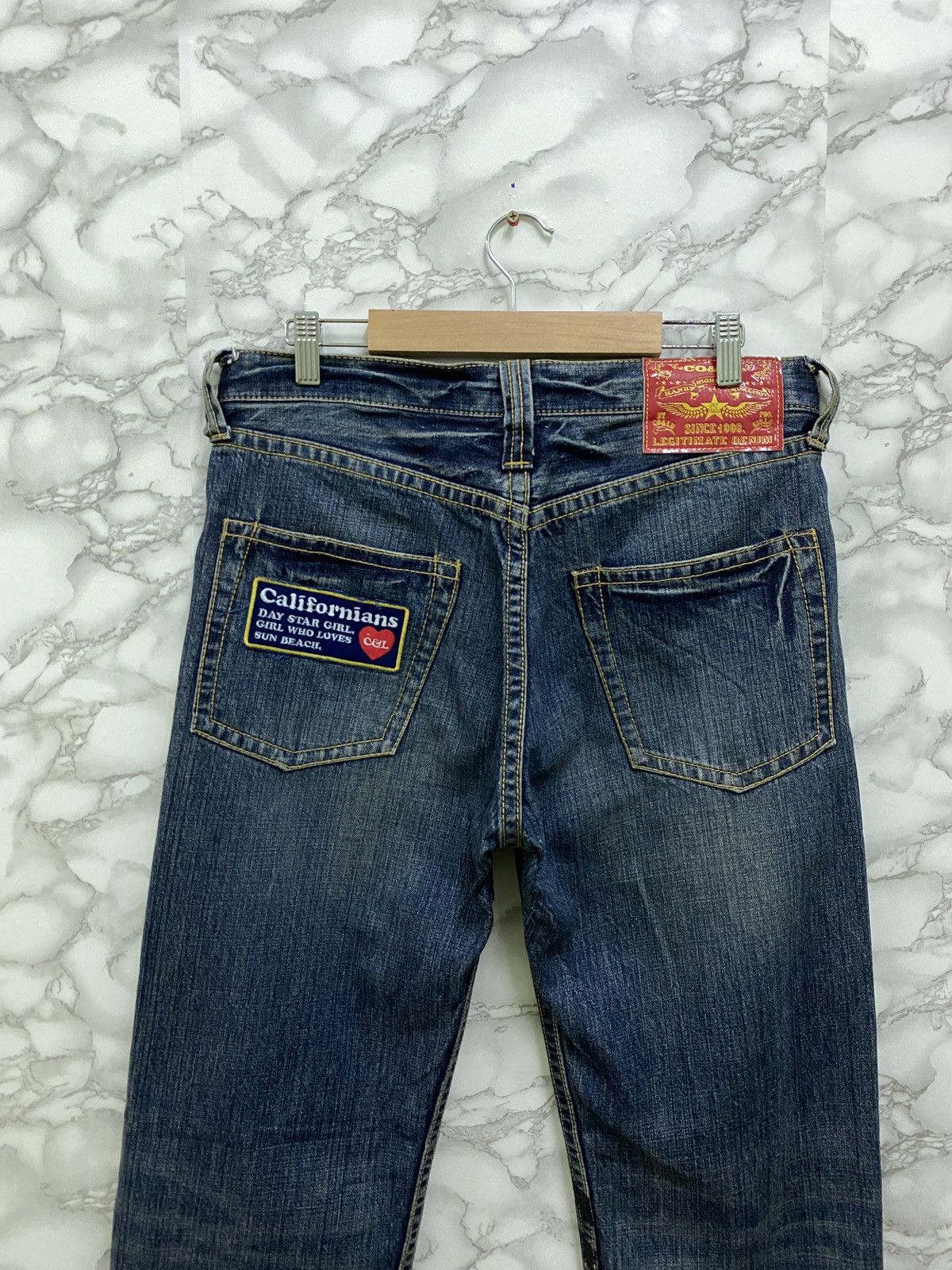 Designer - Japanese CO & LU Hysteric Style Patches Denim Pants - 10