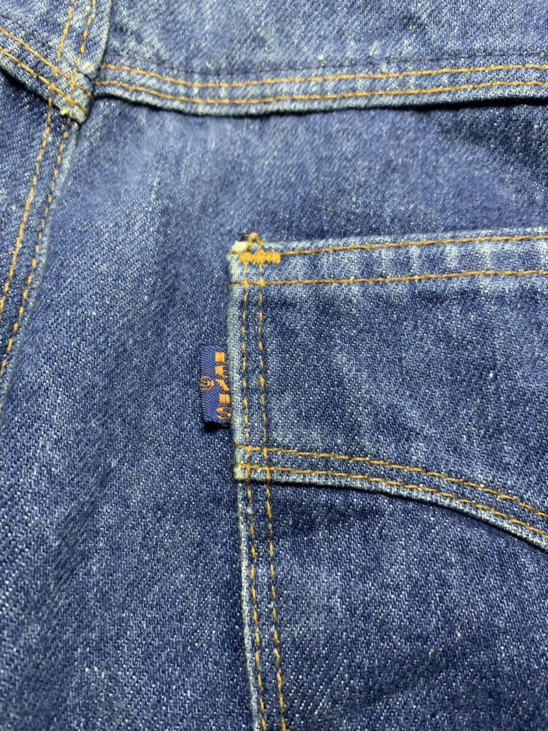 World War Levis Vintage 80s Blue Tag Denim - 1