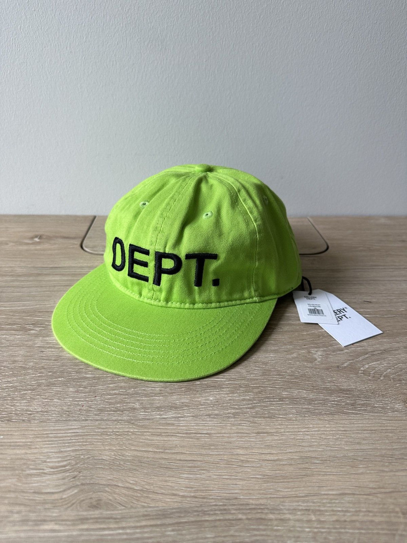 Gallery Dept. Logo Embroidered Hat Lime Green - 1