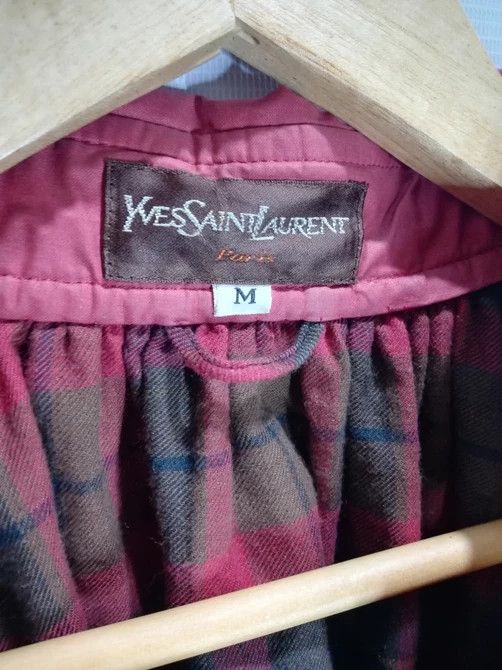 Vintage Yves Saint Laurent ysl paris long jacket - 4