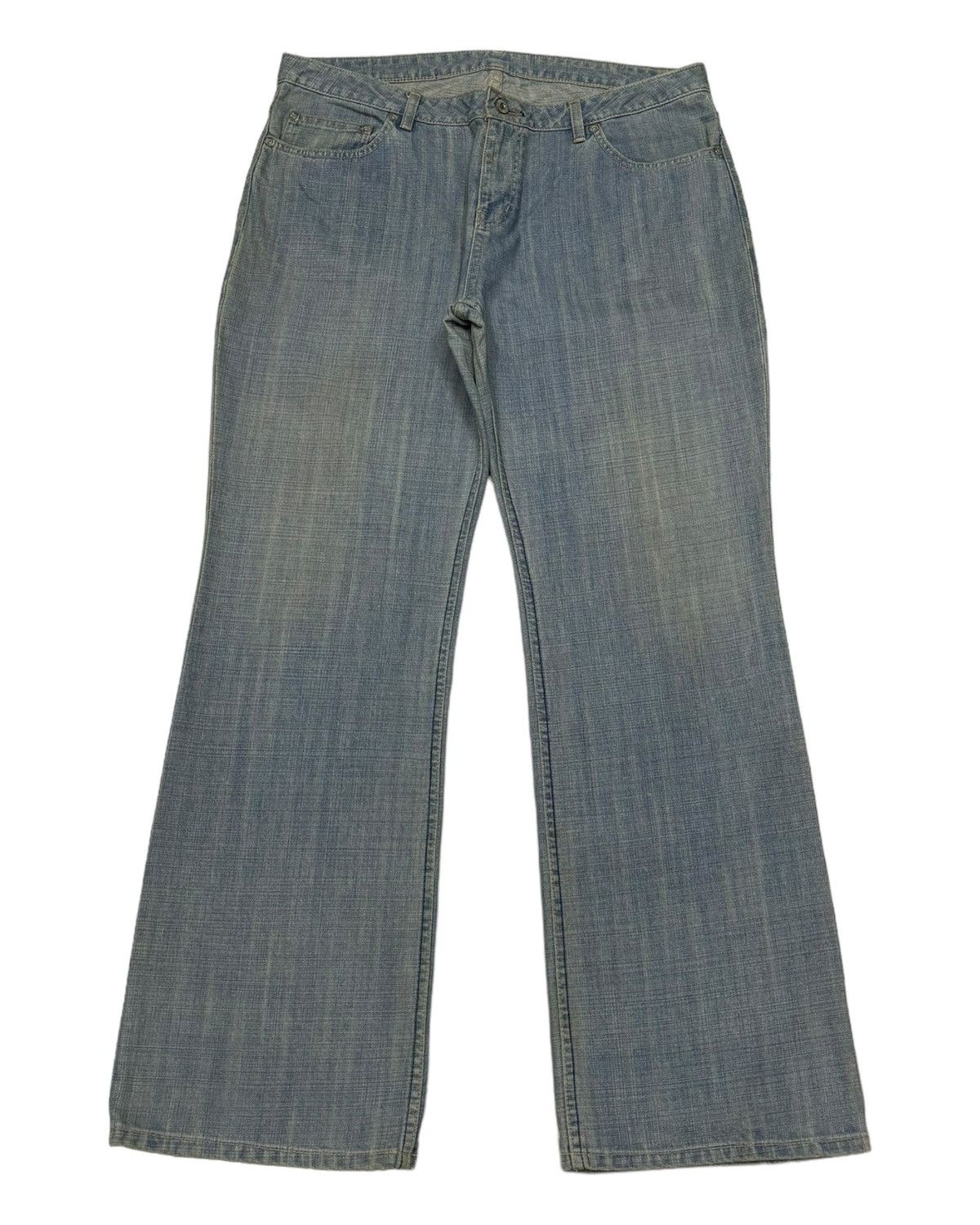 Vintage - MASTERPIECE HECTIC FLARE BAGGY DENIM JEANS - 5