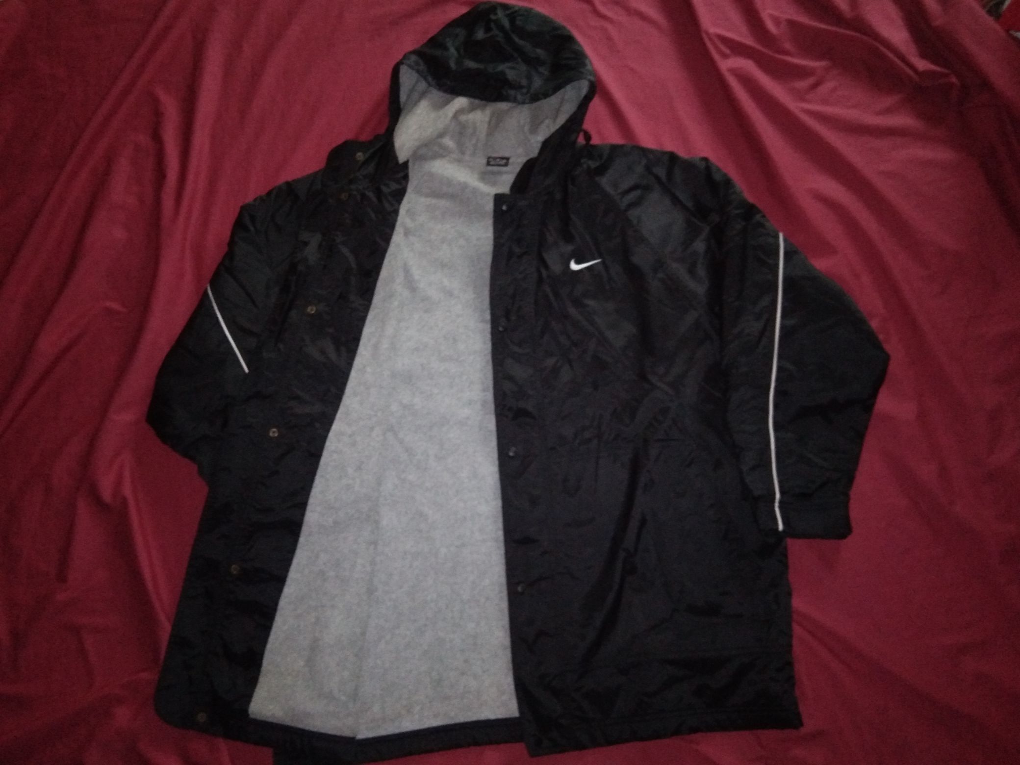 VTG NIKE Swoosh Heavy/Thick Jacket Coat - 3