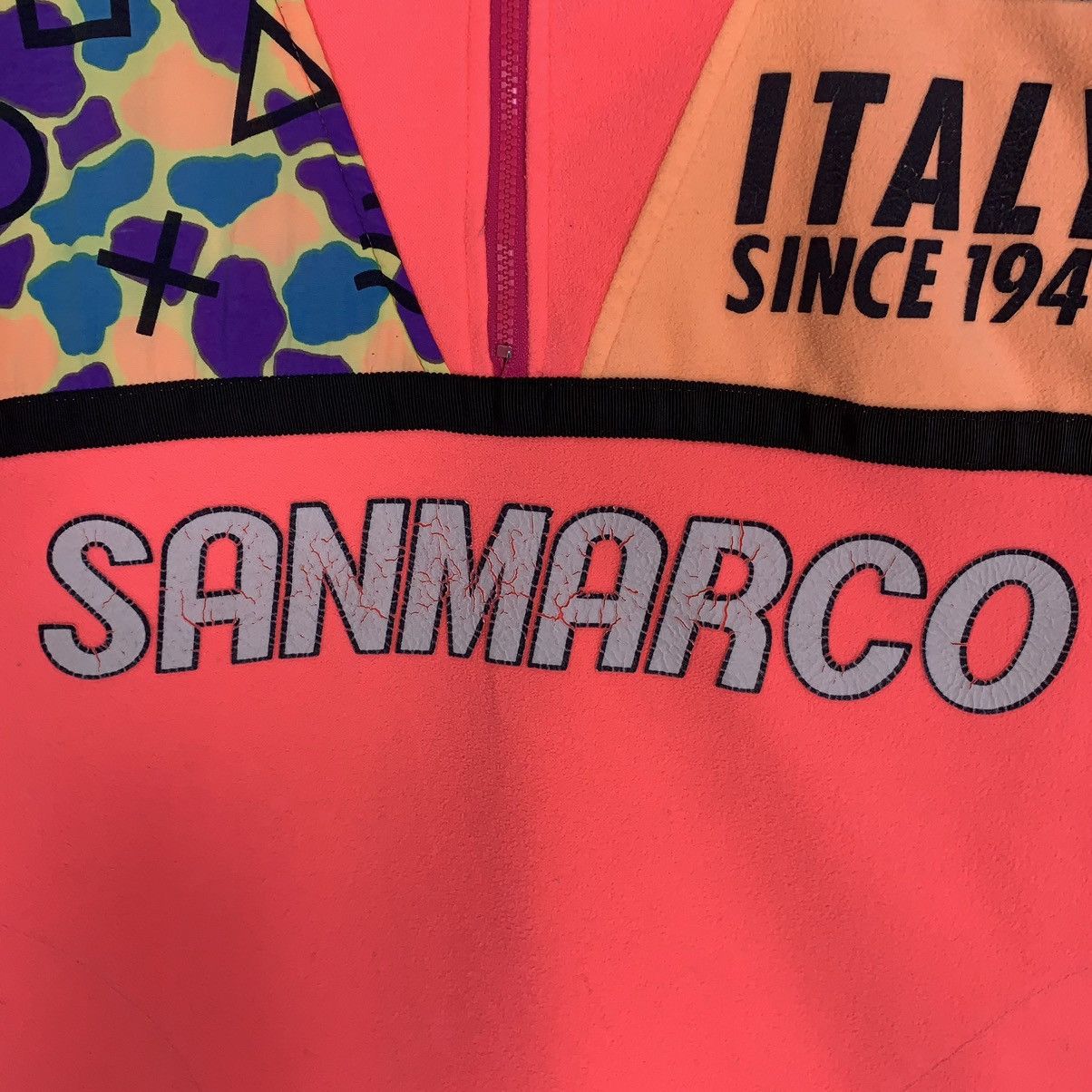 Vintage San Marco Italy 1948 Pullover San Marco Hulf Zip - 4