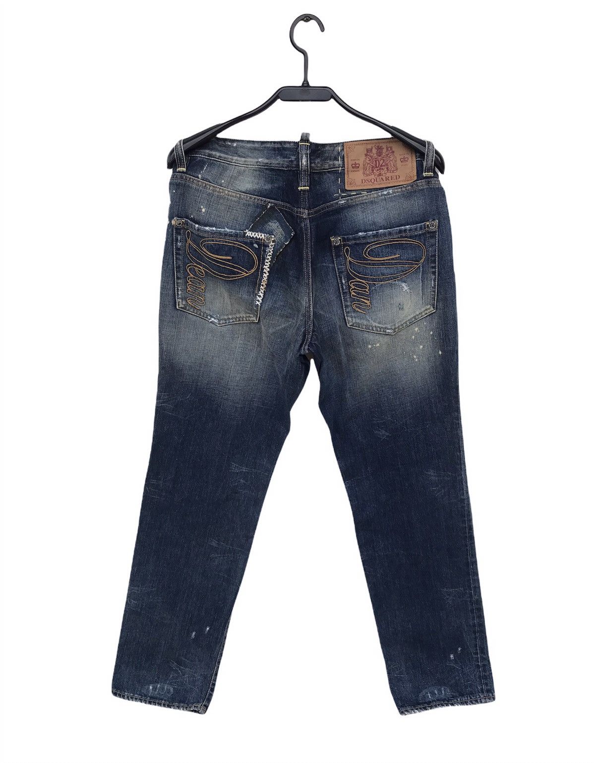 Vintage Dsquared2 Denim Jeans Rare Design - 1