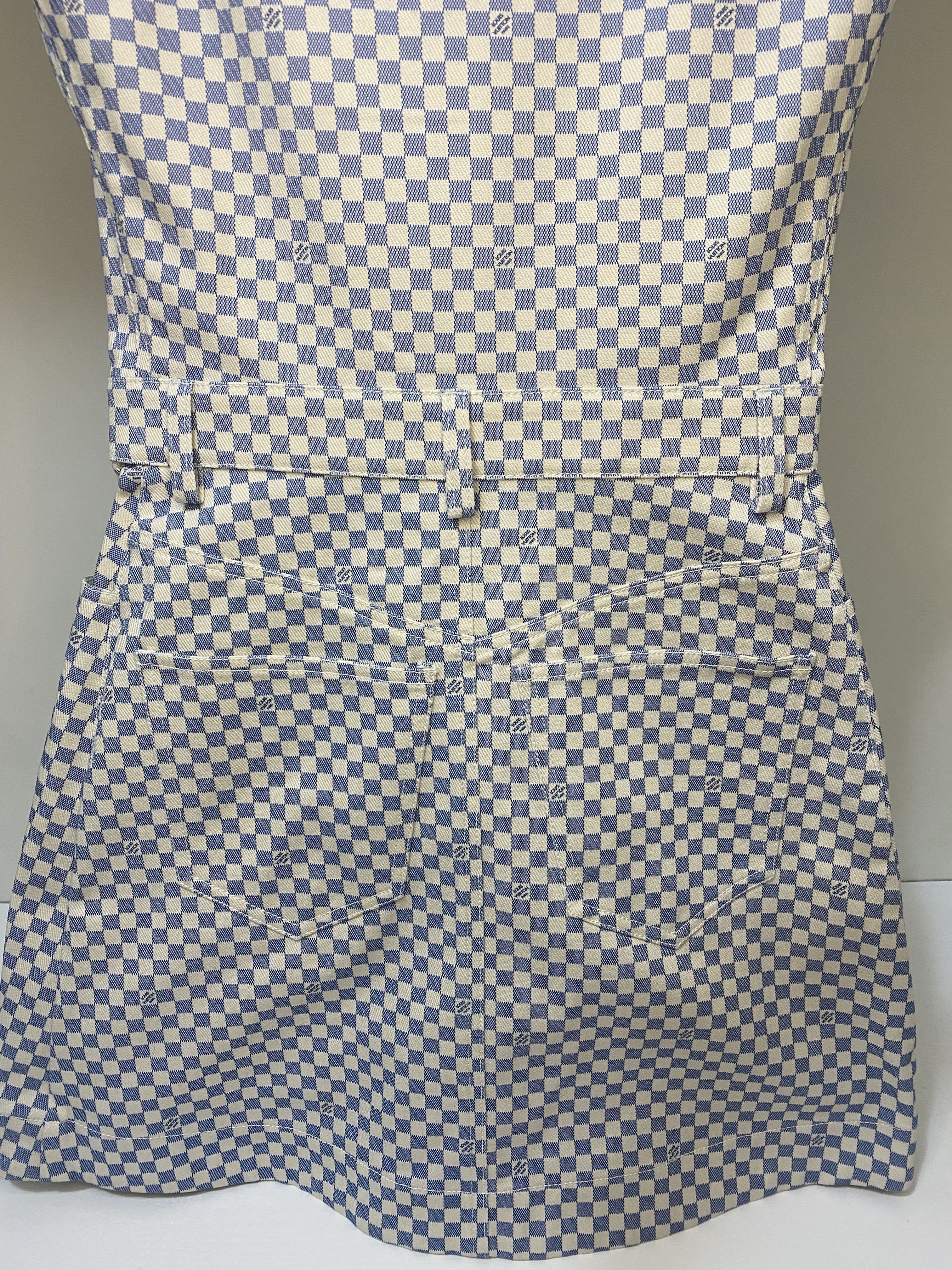 【ルイヴィトン・Louis Vuitton 】Damier Zip-Up Dress Women's Damier Zip-Up Dress | LOUIS VUITTON | 24S