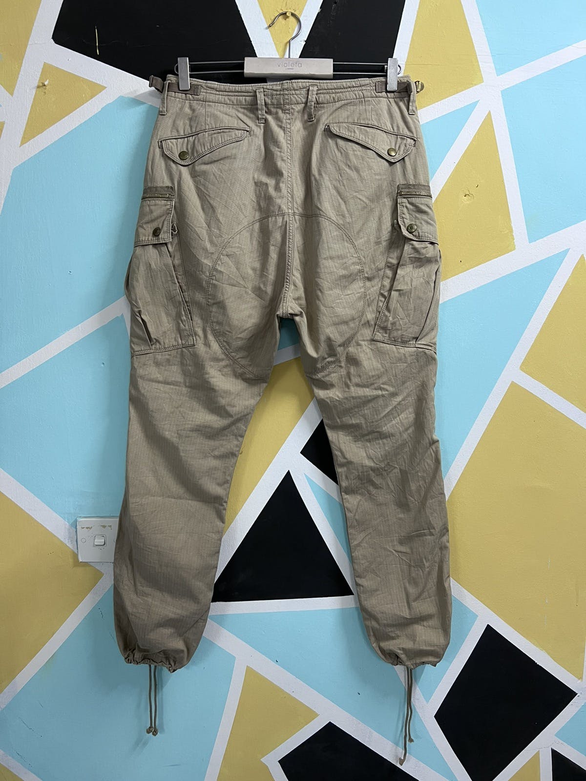Japanese brand Nonnative parachute Cargo trousers pants - 8